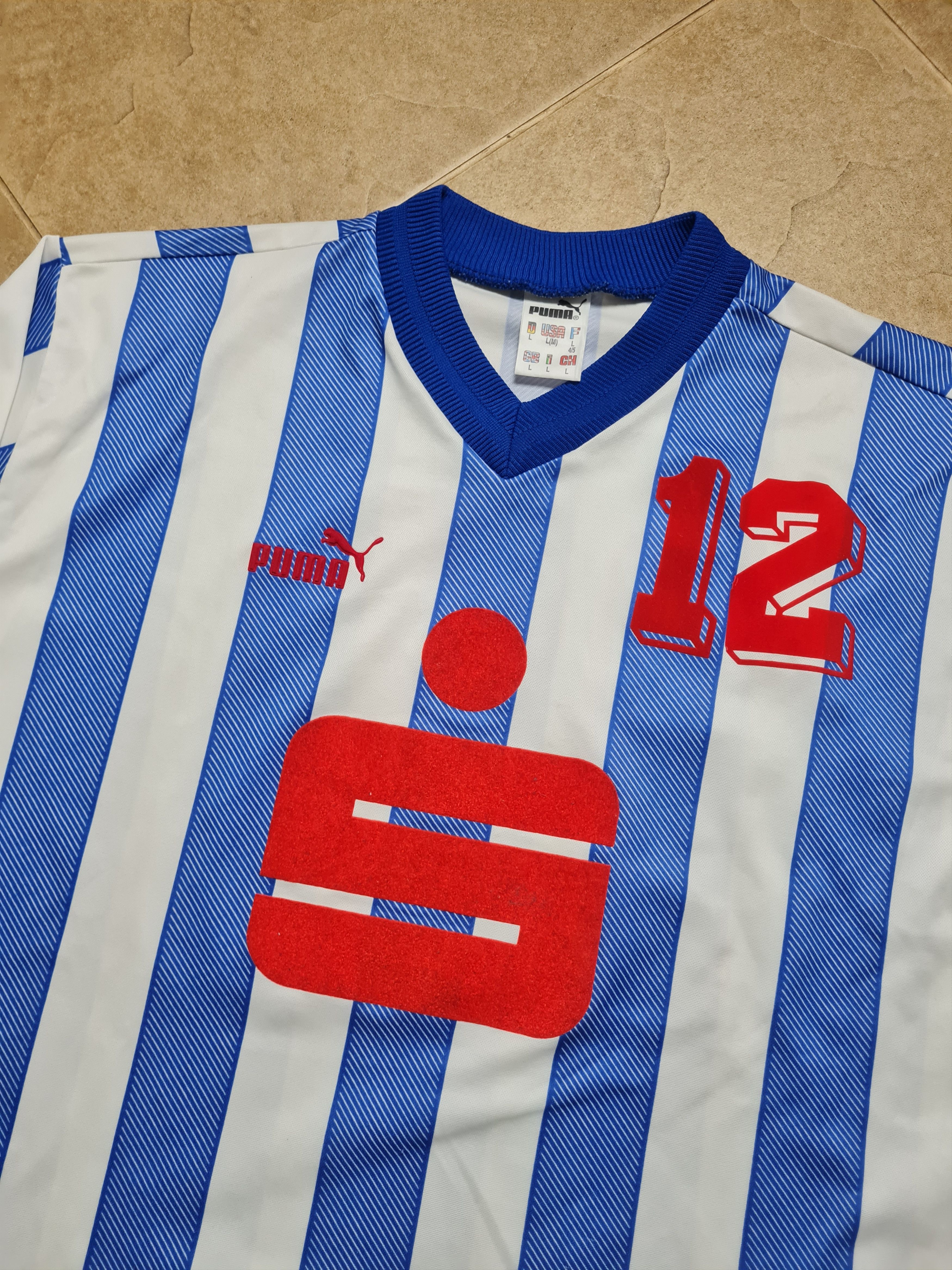 Puma Football Jersey Puma1980-1990x Soocer Rare Archive T-Shirts Size US L / EU 52-54 / 3 - 4 Thumbnail