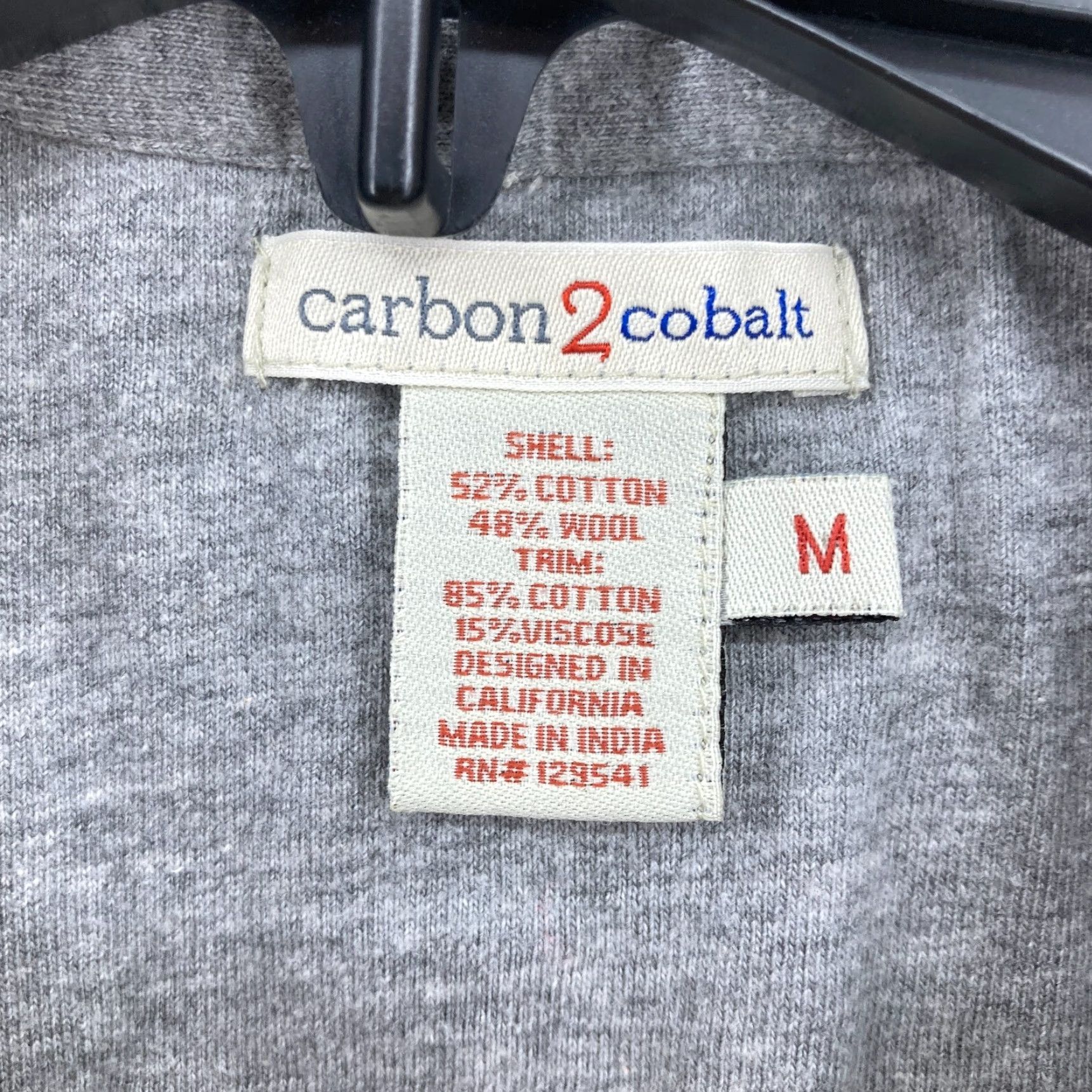 Carbon2Cobalt Carbon 2 Cobalt Shirt Jacket Shacket Mens Medium Beige Wool Button Up Lined Size US M / EU 48-50 / 2 - 5 Thumbnail