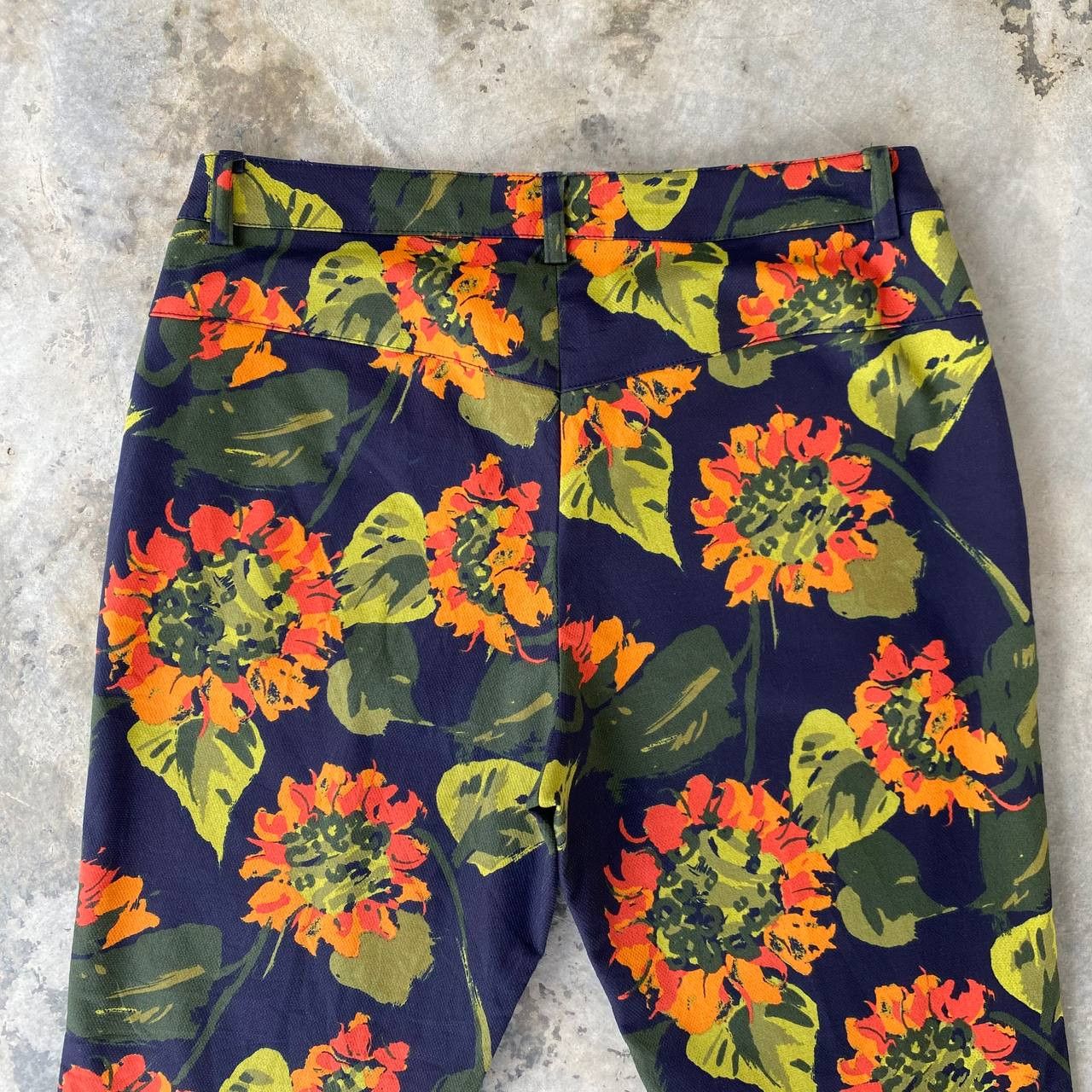 Junko Shimada JUNKO SHIMADA FLORAL CROPPED PANT W29 Size US 29 - 6 Thumbnail