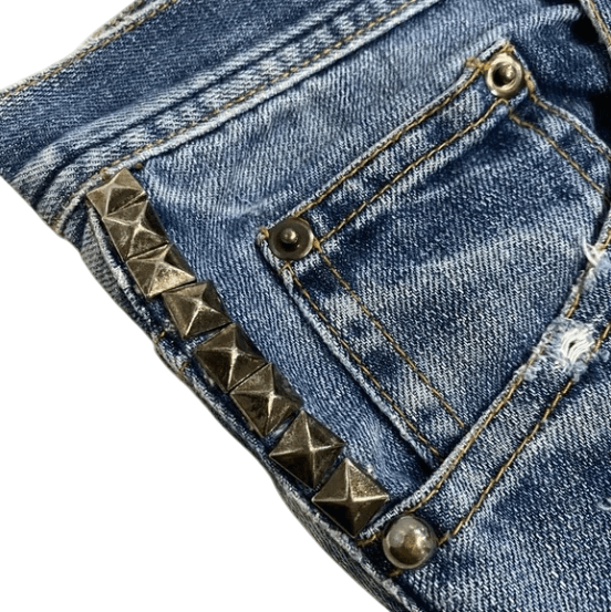 Other midas distressed studded jeans Size US 28 / EU 44 - 3 Thumbnail