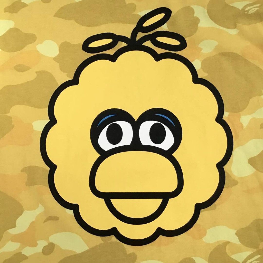 Bape BAPE × SESAME STREET Milo T-shirt ABC camo yellow APE Size US M / EU 48-50 / 2 - 3 Thumbnail