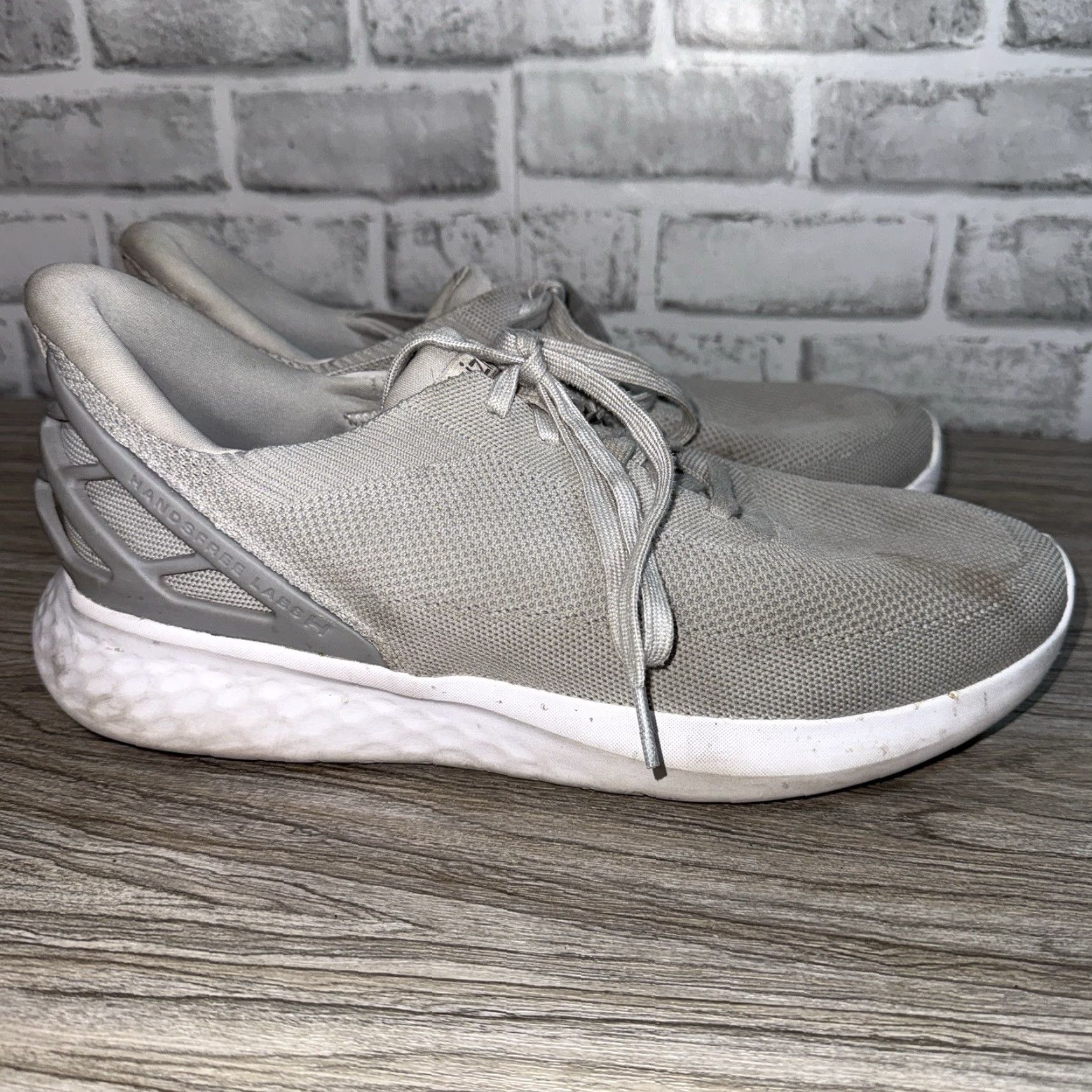 Vintage Kizik Men’s Athens Hands-Free Slip-On Sneakers – Light Gray – Size 11 US / 44 EU – Athletic Sneaker Size US 11 / EU 44 - 3 Thumbnail
