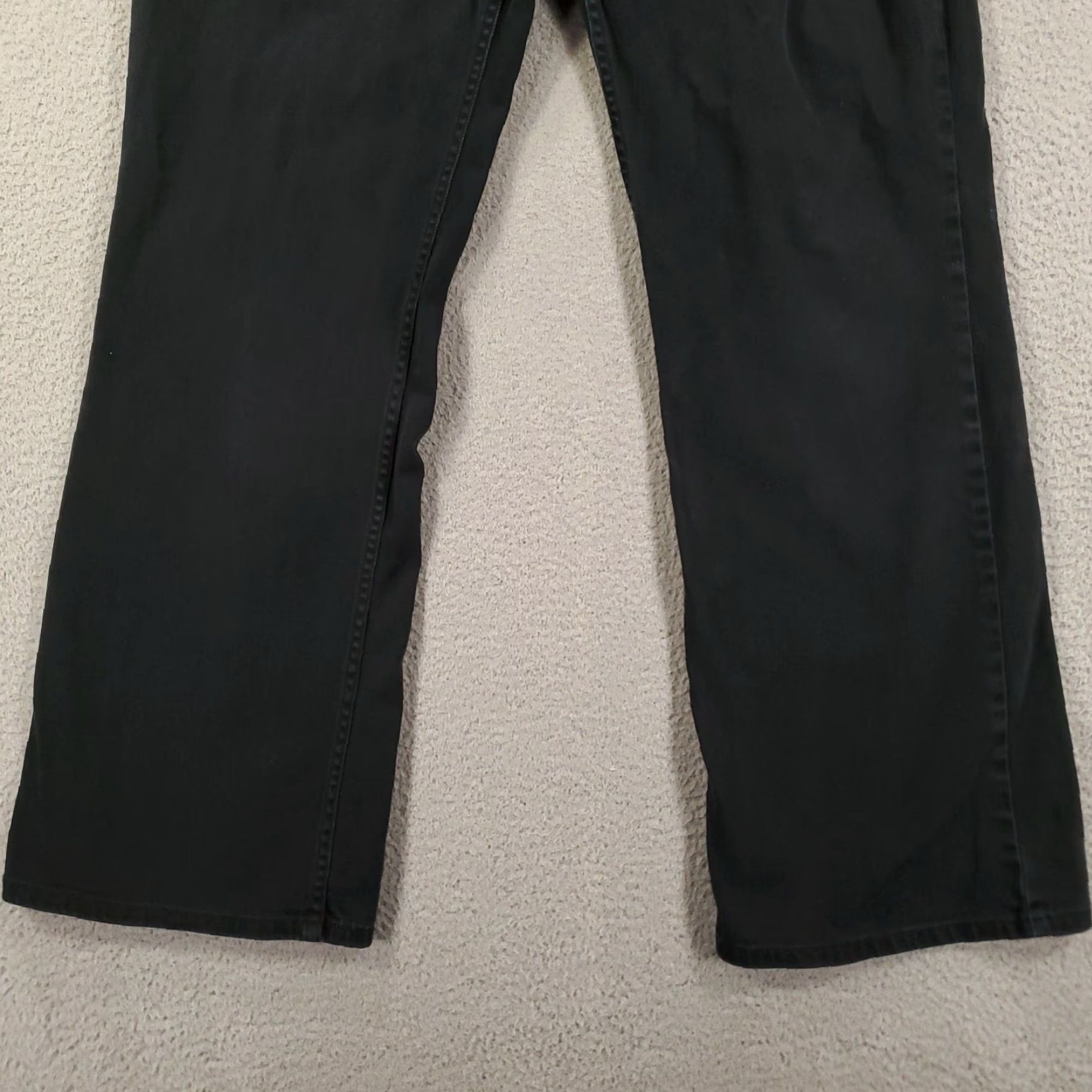 Vintage Rockies Jeans Womens Juniors 17 Long 36x32 Relaxed Low Rise Y2K Boot Cut Denim Black 5-Pocket Womens jeans 90s Southwestern Cowboy Logo Rocks Rockies Size 25" / US 0 / IT 36 - 2 Thumbnail