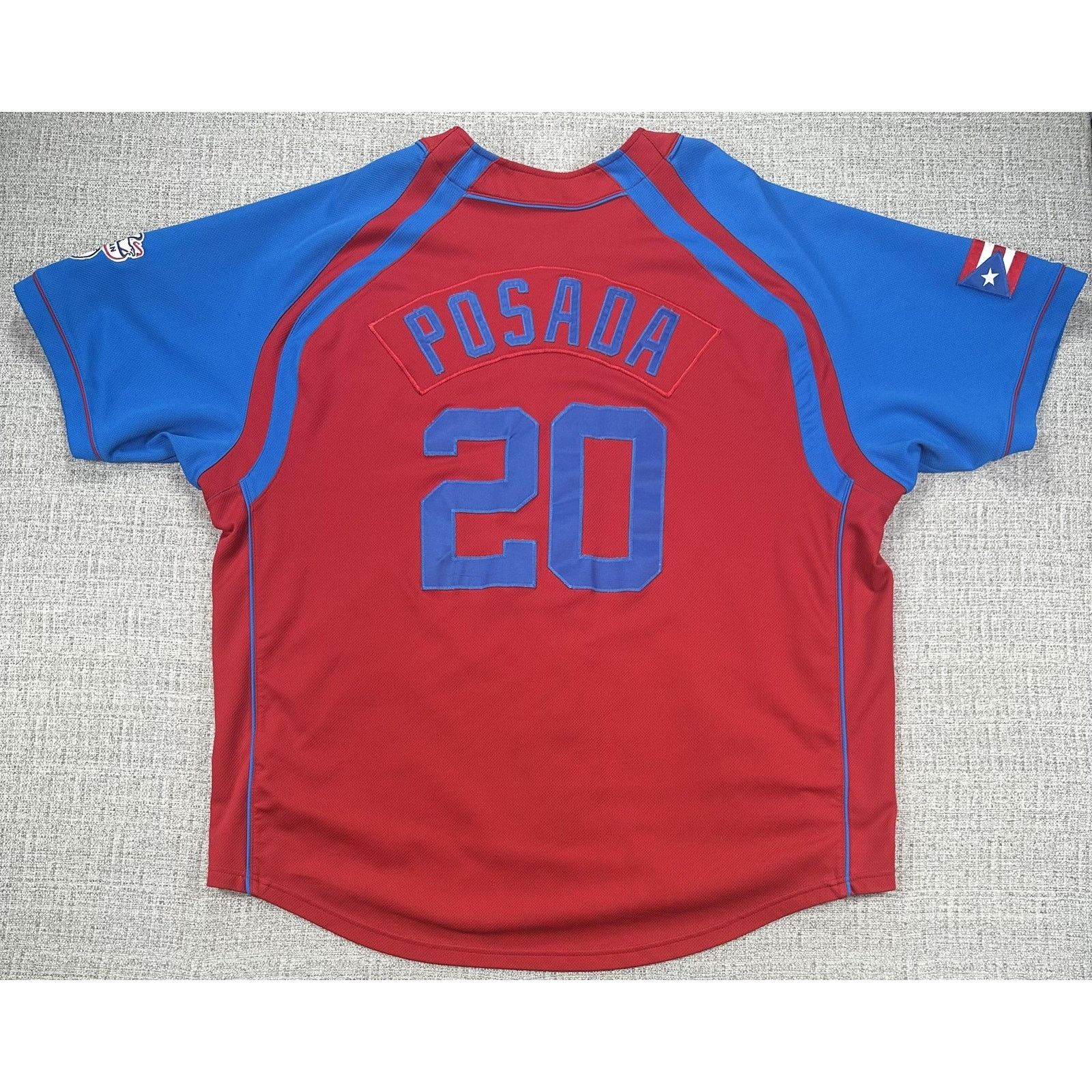 Nike New York Yankees Jersey 2XL Posada 20 Puerto Rico Flag Nike Size US XXL / EU 58 / 5 - 9 Thumbnail