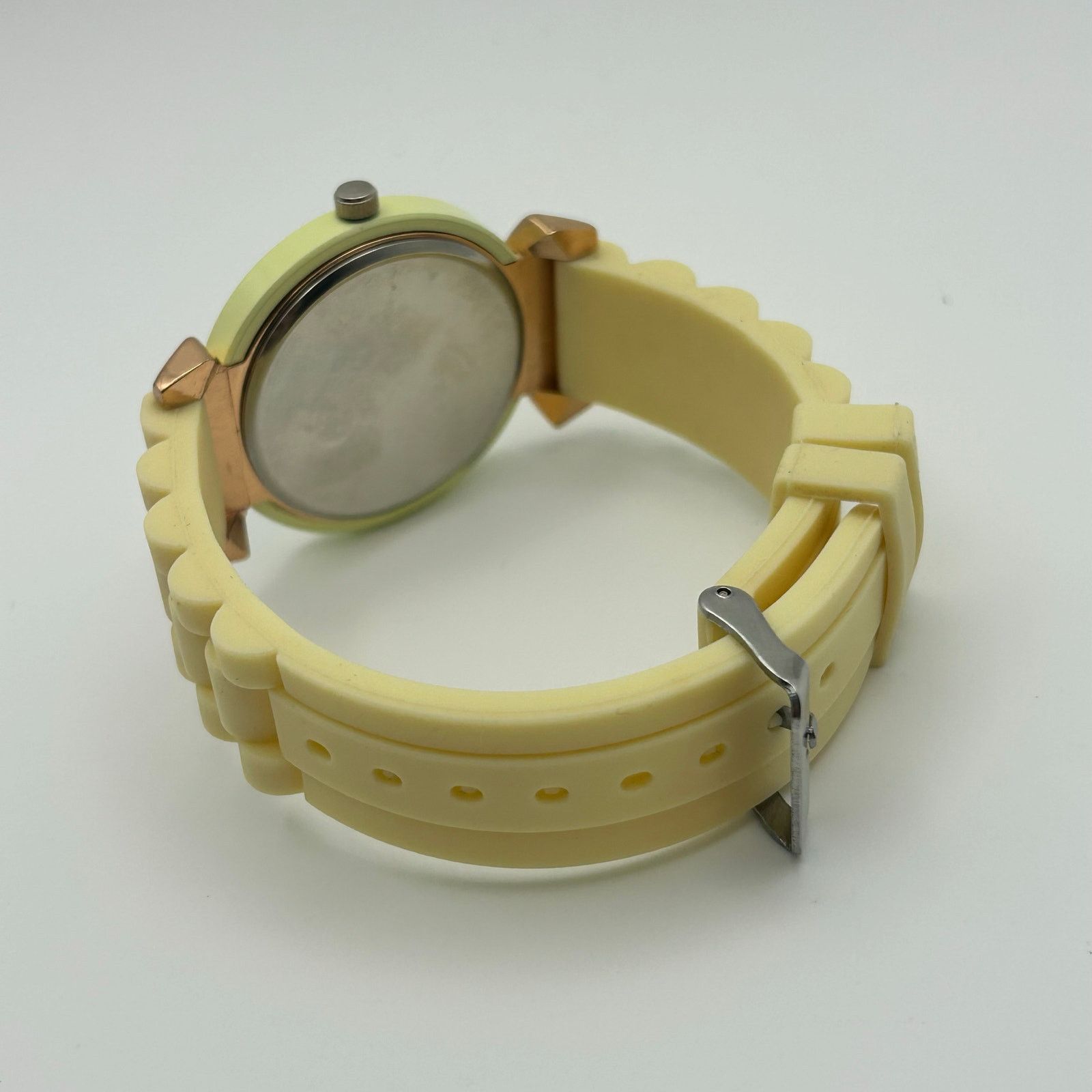 Geneva Geneva Women’s Watch White Silicon Band New Battery Size ONE SIZE - 5 Thumbnail