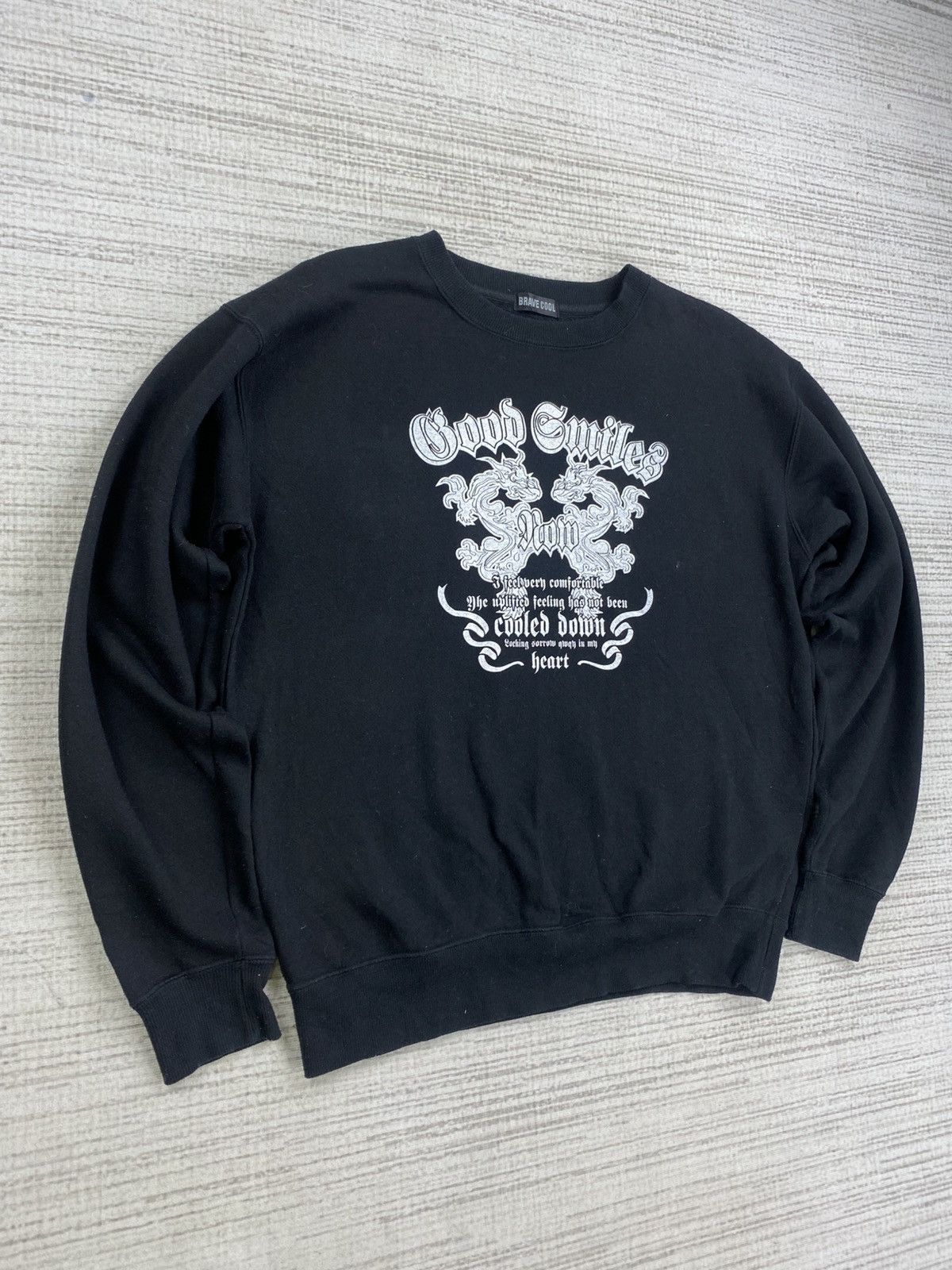 Dragonfly × Hysteric Glamour × Vintage Vintage Brave Cool Big Logo Dragonfly Japanese Sweatshirt Size US M / EU 48-50 / 2 - 3 Thumbnail
