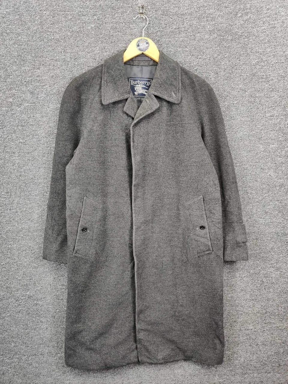 Burberry Herringbone Wool Coat | Grailed