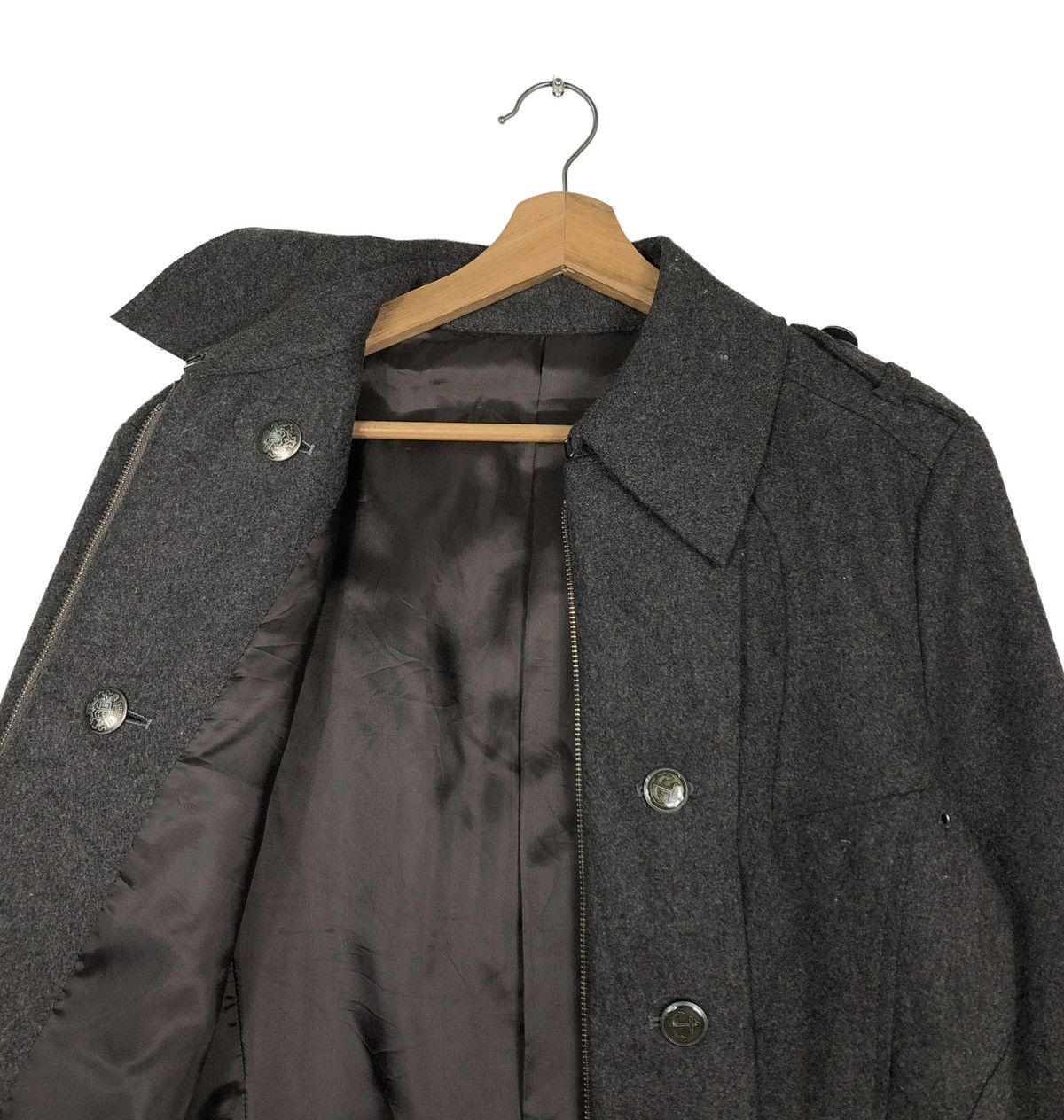 PPFM 🔥VINTAGE WOOL BIKER JACKET PPFM JAPAN DOUBLE LAYER Size US M / EU 48-50 / 2 - 14 Thumbnail