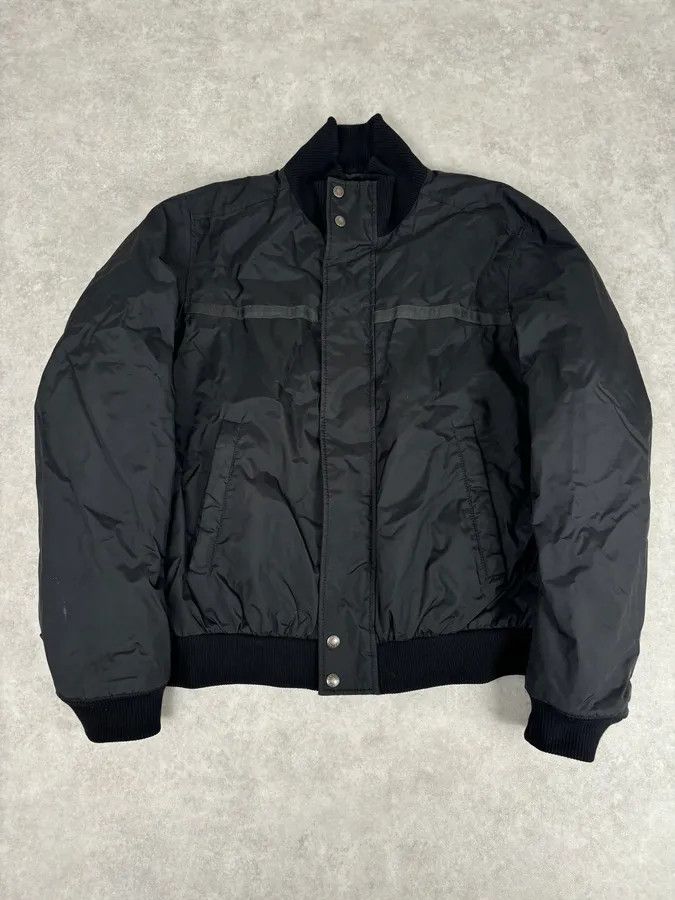 Prada AW2007 Prada Black Nylon Linea Rossa Bomber Jacket Size US L / EU 52-54 / 3 - 1 Thumbnail