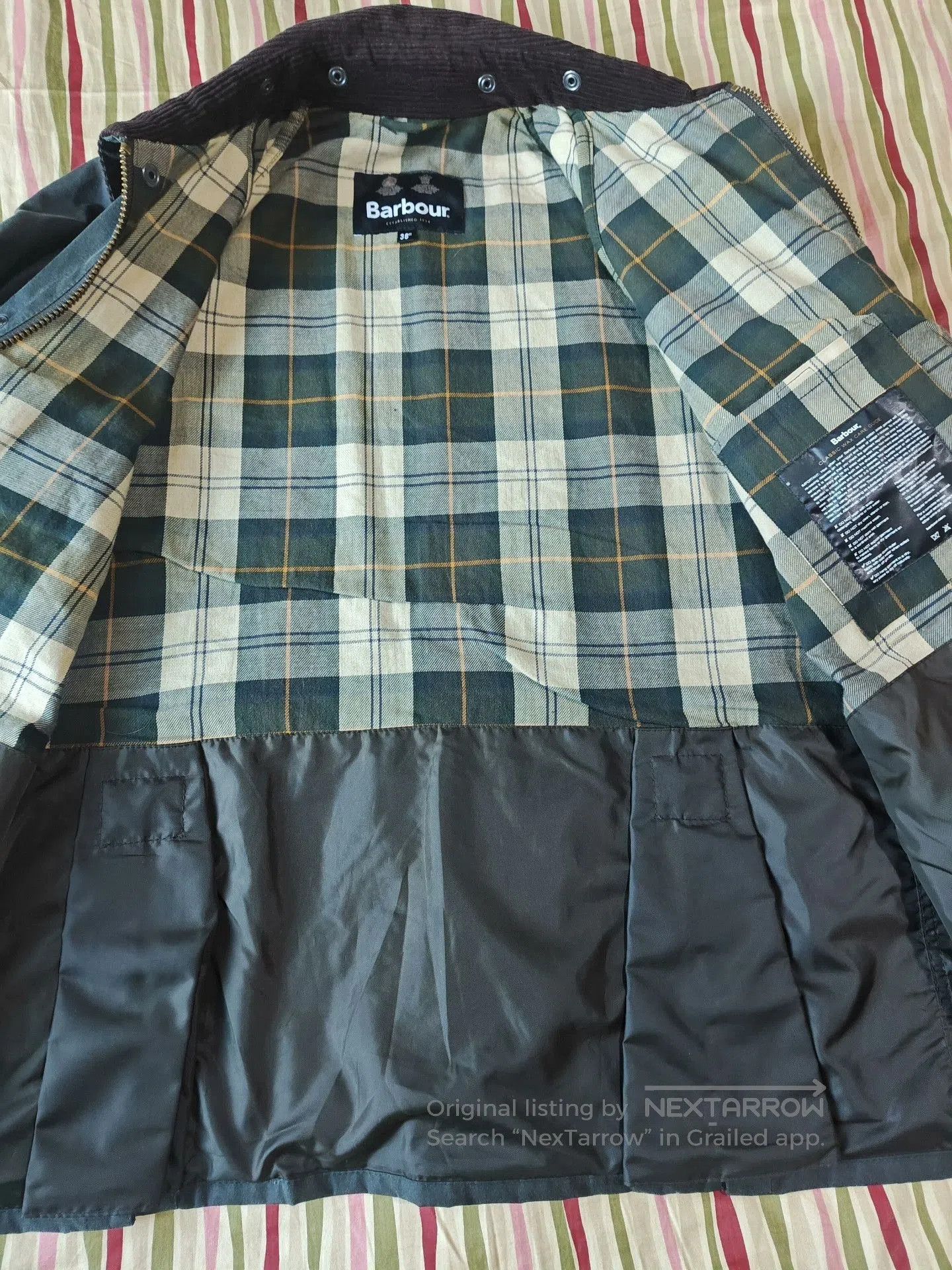 Barbour Barbour OS Bedale Waxed Jacket. Size US M / EU 48-50 / 2 - 4 Thumbnail