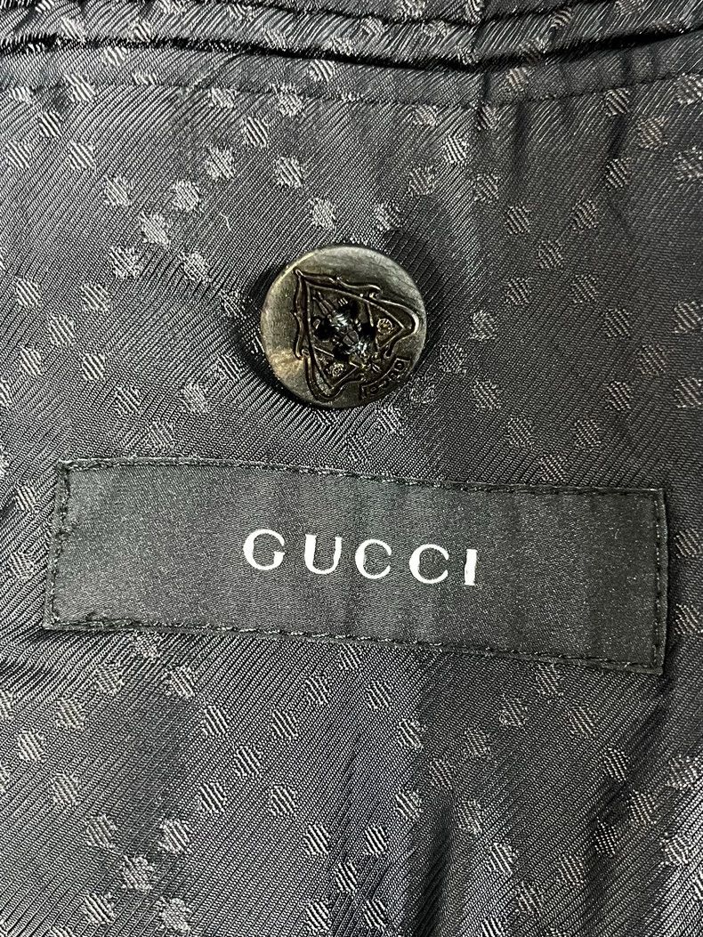 Gucci Gucci Dark gray double-breasted wool coat 2502-Nextarrow Size US S / EU 44-46 / 1 - 6 Thumbnail