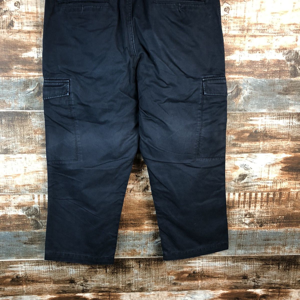 Japanese Brand Japanese Brand Dark Blue Cropped Pants #A2429 Size US 32 / EU 48 - 17 Thumbnail