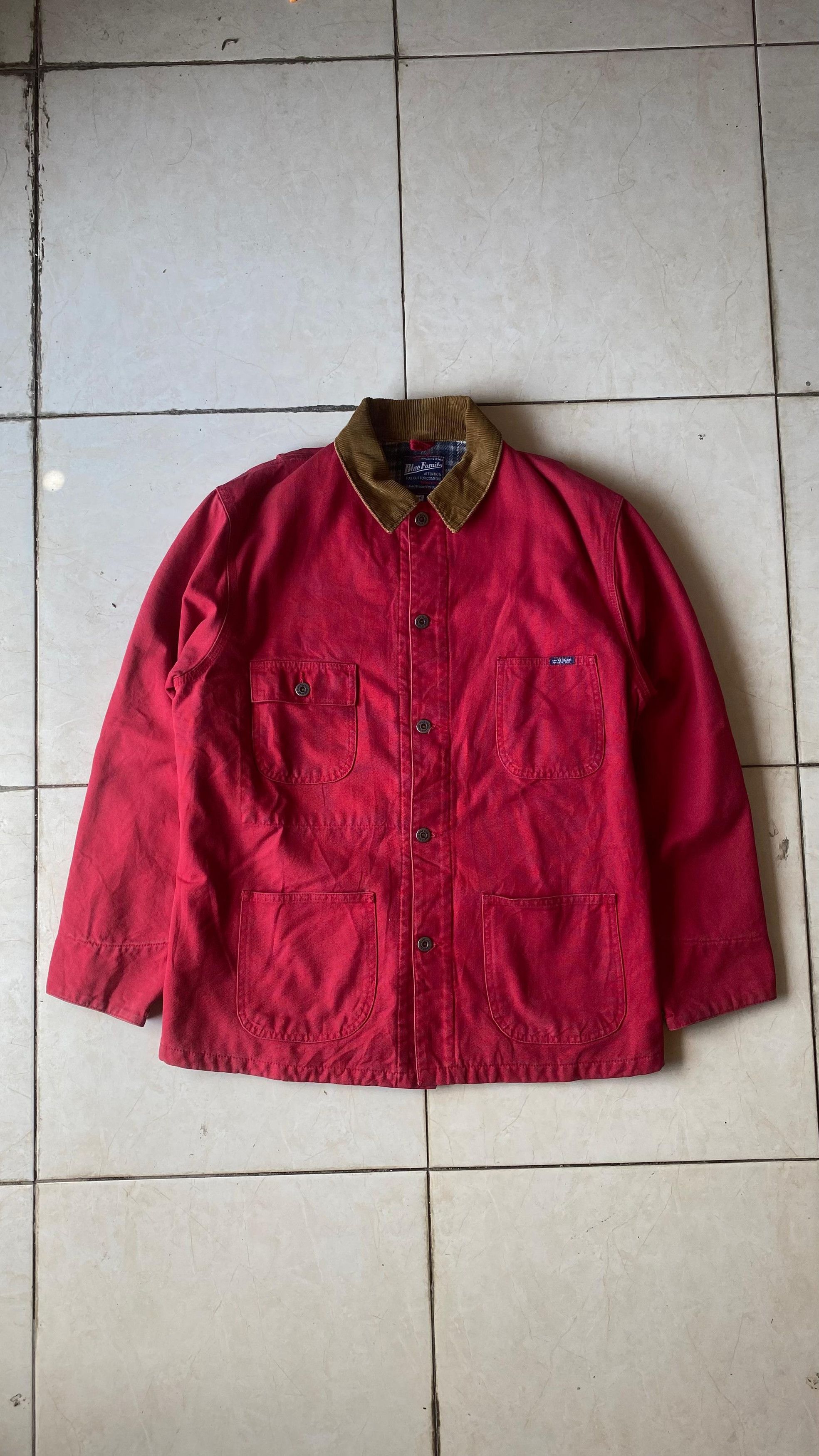 Benetton vintage 80s blue family benetton work canvas chore jacket Size US S / EU 44-46 / 1 - 7 Thumbnail