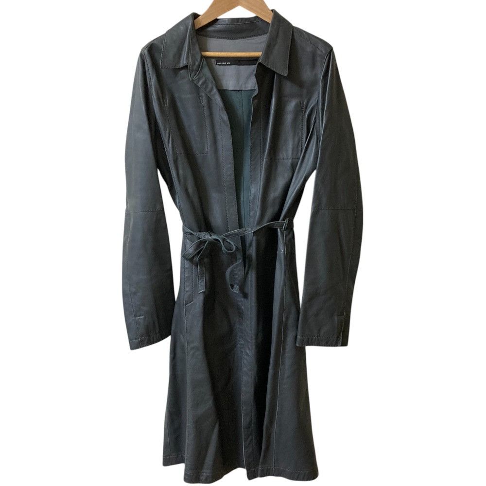 Other Other GALERIE VIE Lamb Leather Long Coat Leather Outerwear DUTY FREE for USA Size ONE SIZE - 1 Thumbnail