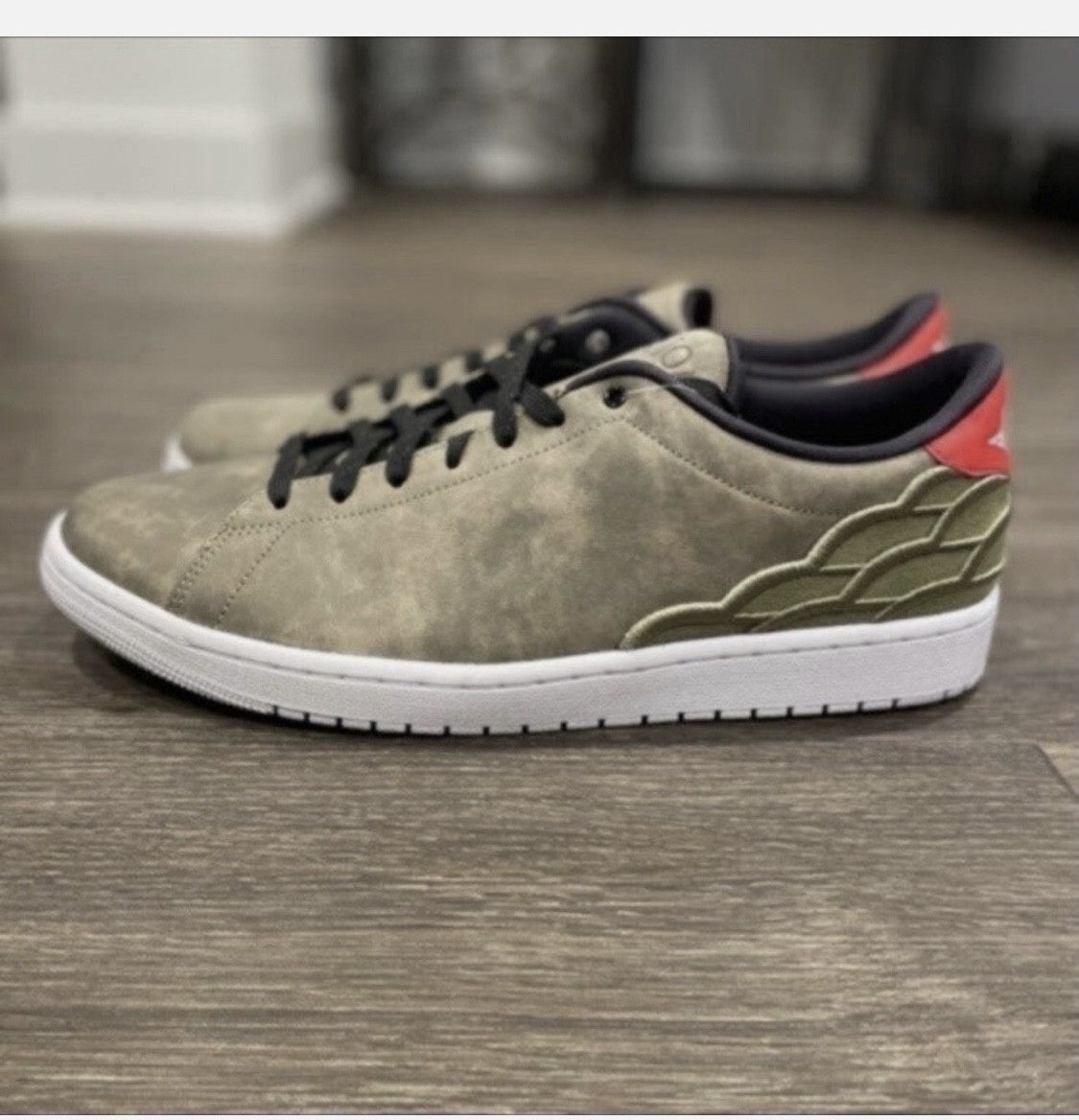 Japanese Brand Nike Air Jordan 1 Retro Centre Court Low DJ2756-300 Sz 12.5 Size US 12.5 / EU 45-46 - 1 Thumbnail
