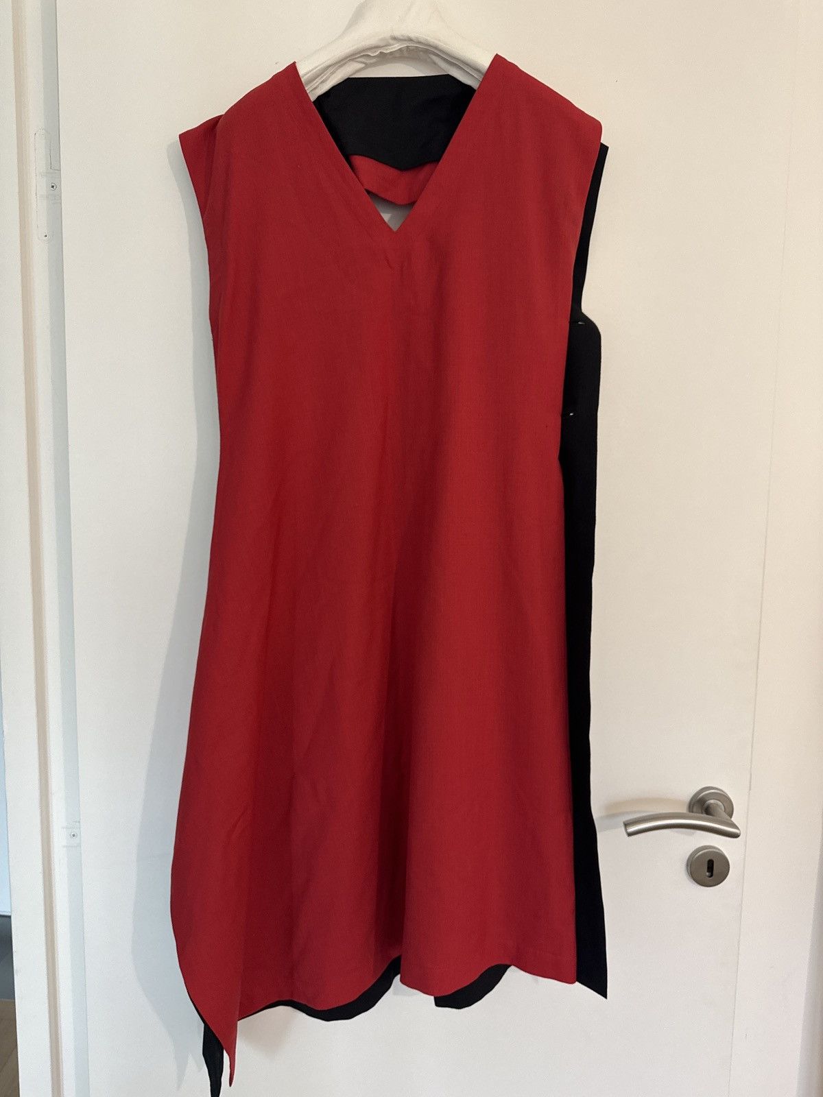 Issey Miyake Issey Miyake Reversible Dress – Sculptural Black & Red (rare Size M / US 6-8 / IT 42-44 - 3 Thumbnail