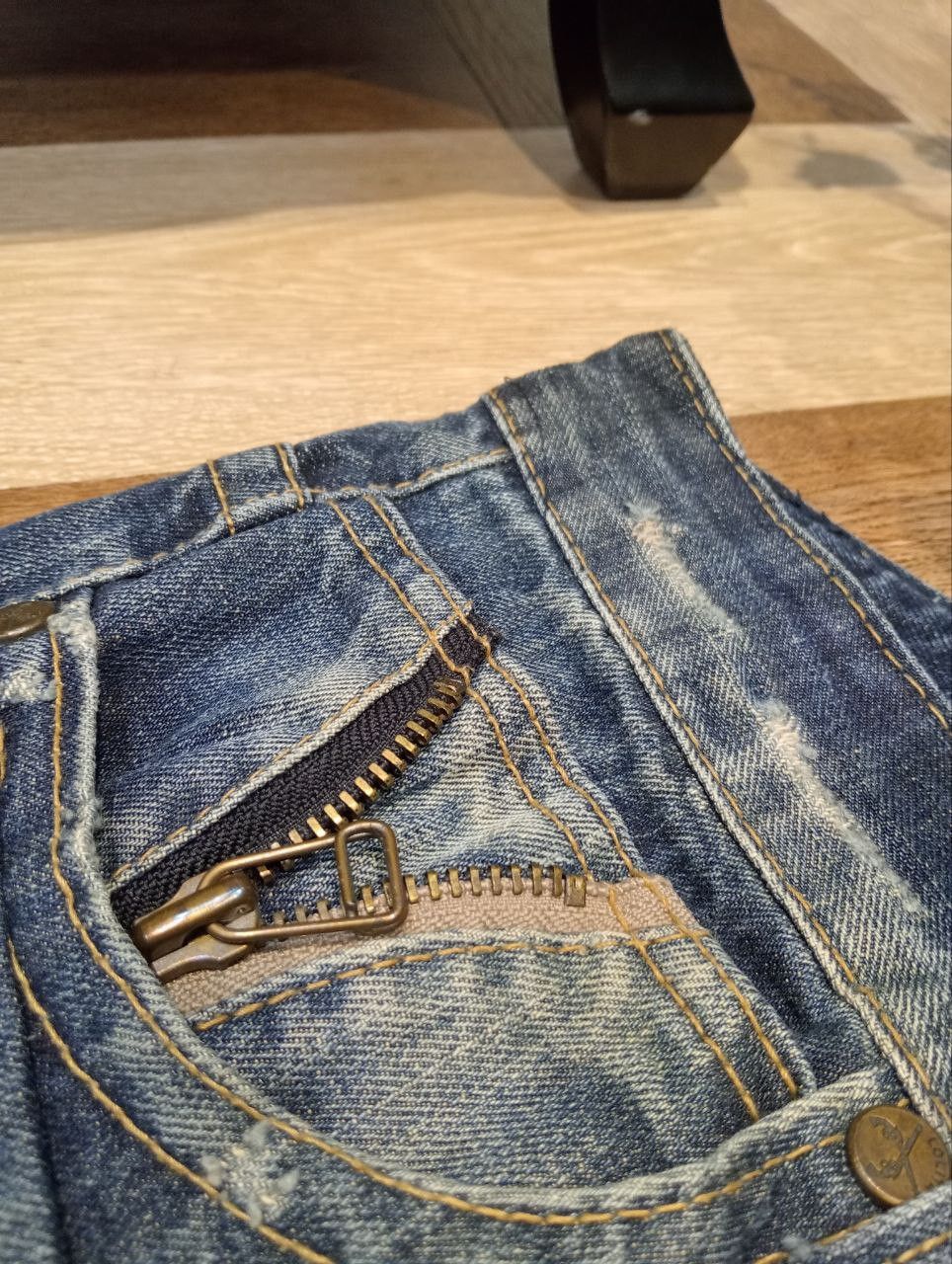 Japanese Brand LOLITA BY CONCERT CLUB WASHED BLUE DENIM JEANS Size US 30 / EU 46 - 7 Thumbnail