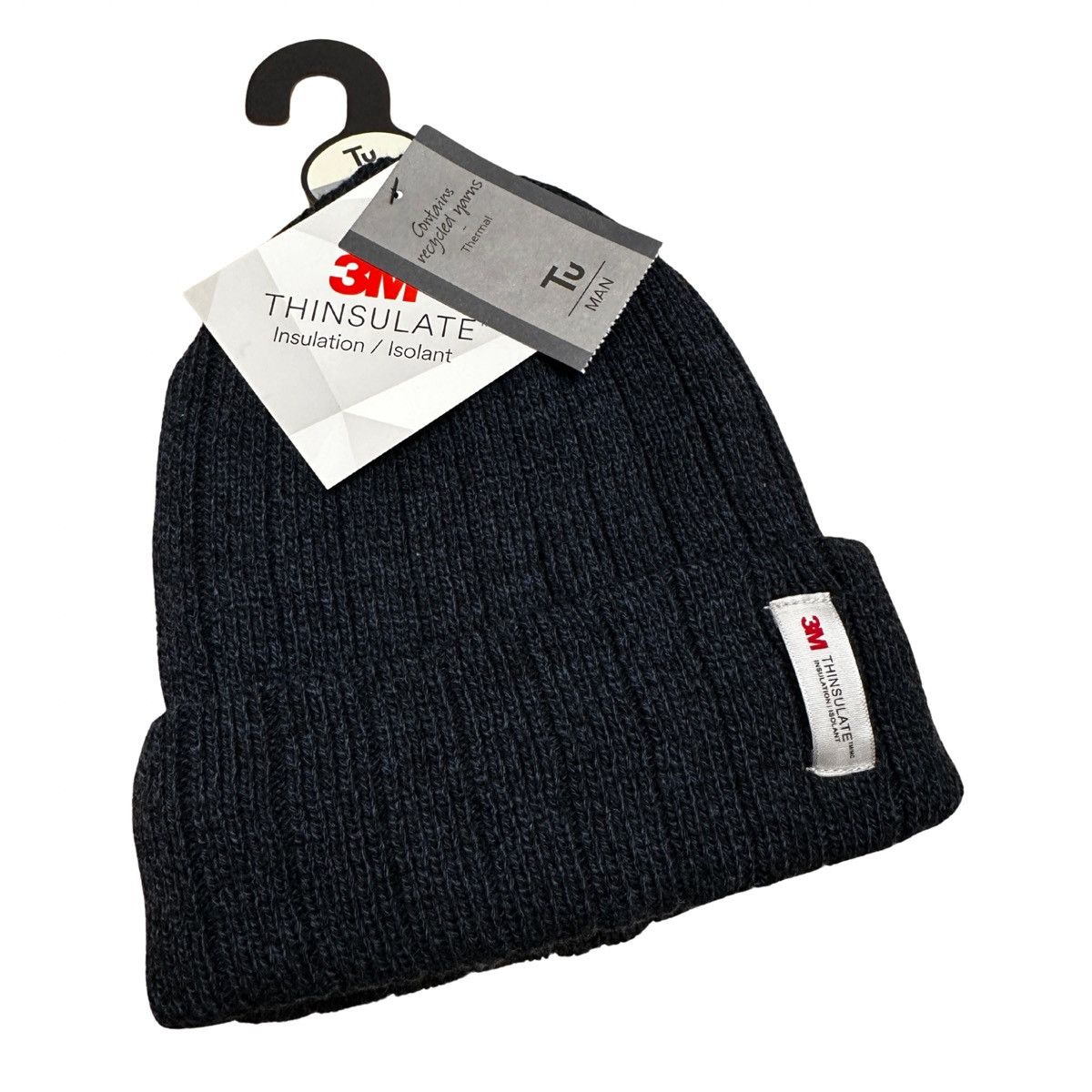 Other Tu Man Men’s Navy Beanie Hat - One Size Size ONE SIZE - 1 Thumbnail