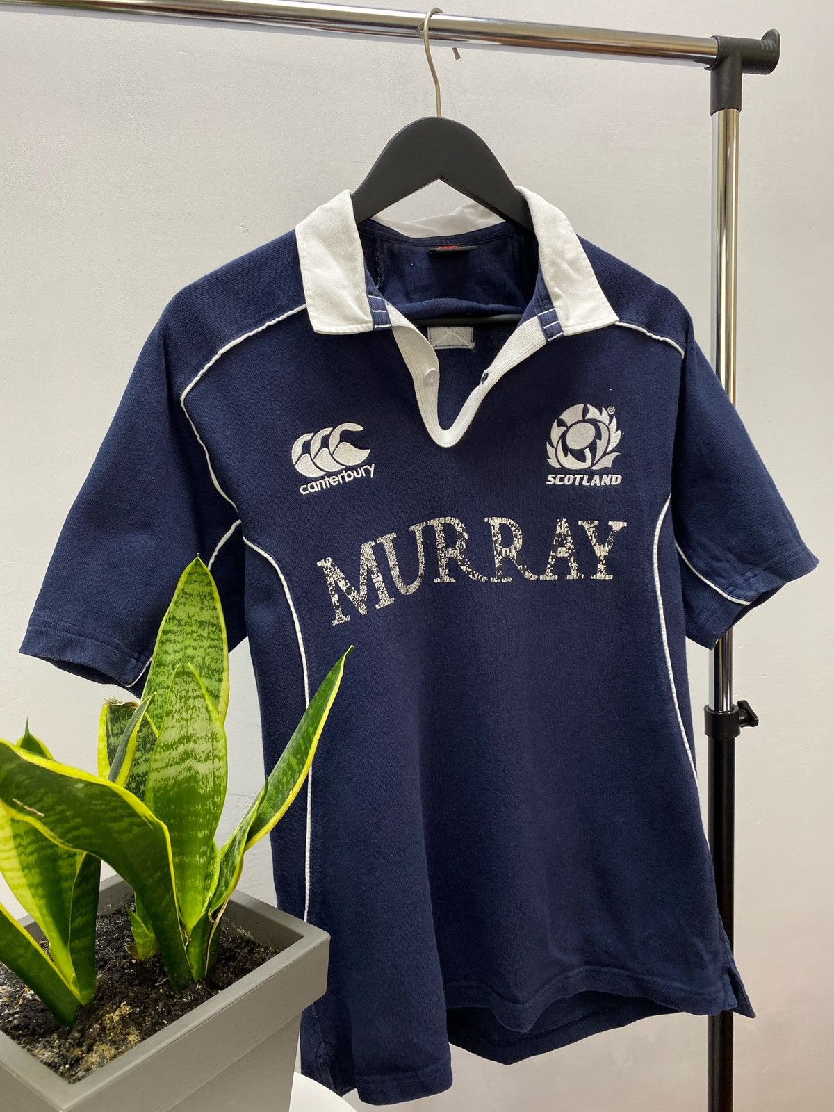 Canterbury of New Zealand × Vintage Vintage Scotland Rugby Union Jersey Rare Hype Size US M / EU 48-50 / 2 - 3 Thumbnail