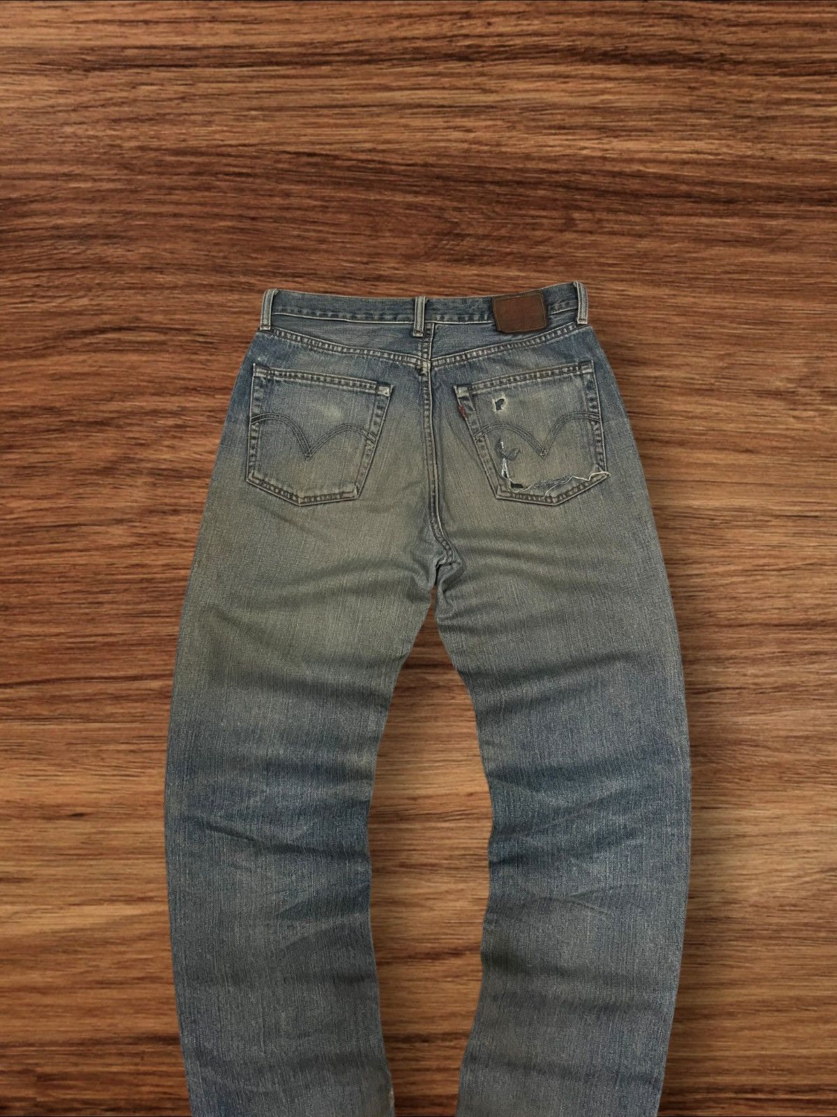 Levi's Vintage Levi’s 502 Japanese Baggy Style Mud Wash Loose Jeans Size US 32 / EU 48 - 5 Thumbnail