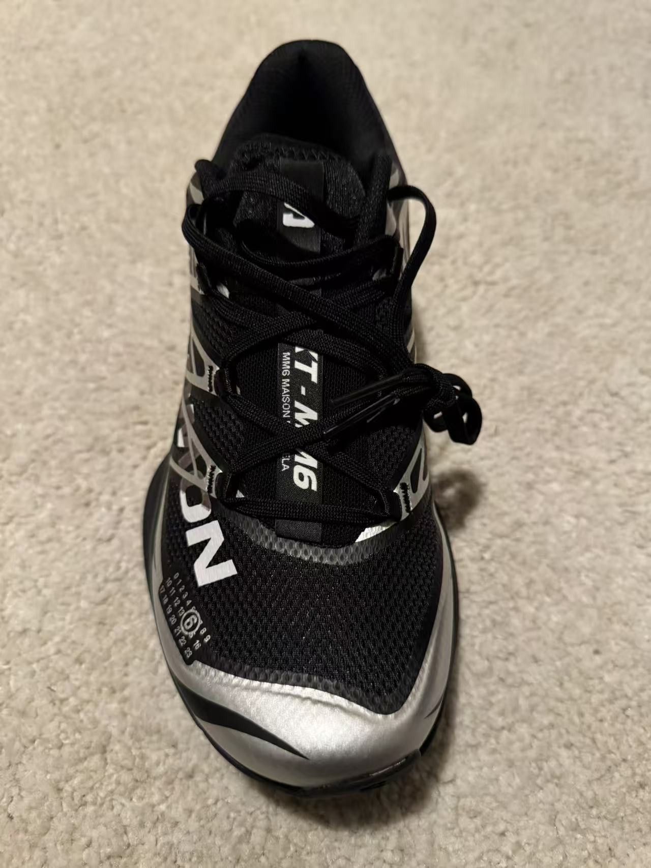 Maison Margiela × Salomon Salomon XT-MM-6 x MM6 Maison Margiela Sneakers Black Silver Size US 6 / IT 36 - 5 Thumbnail
