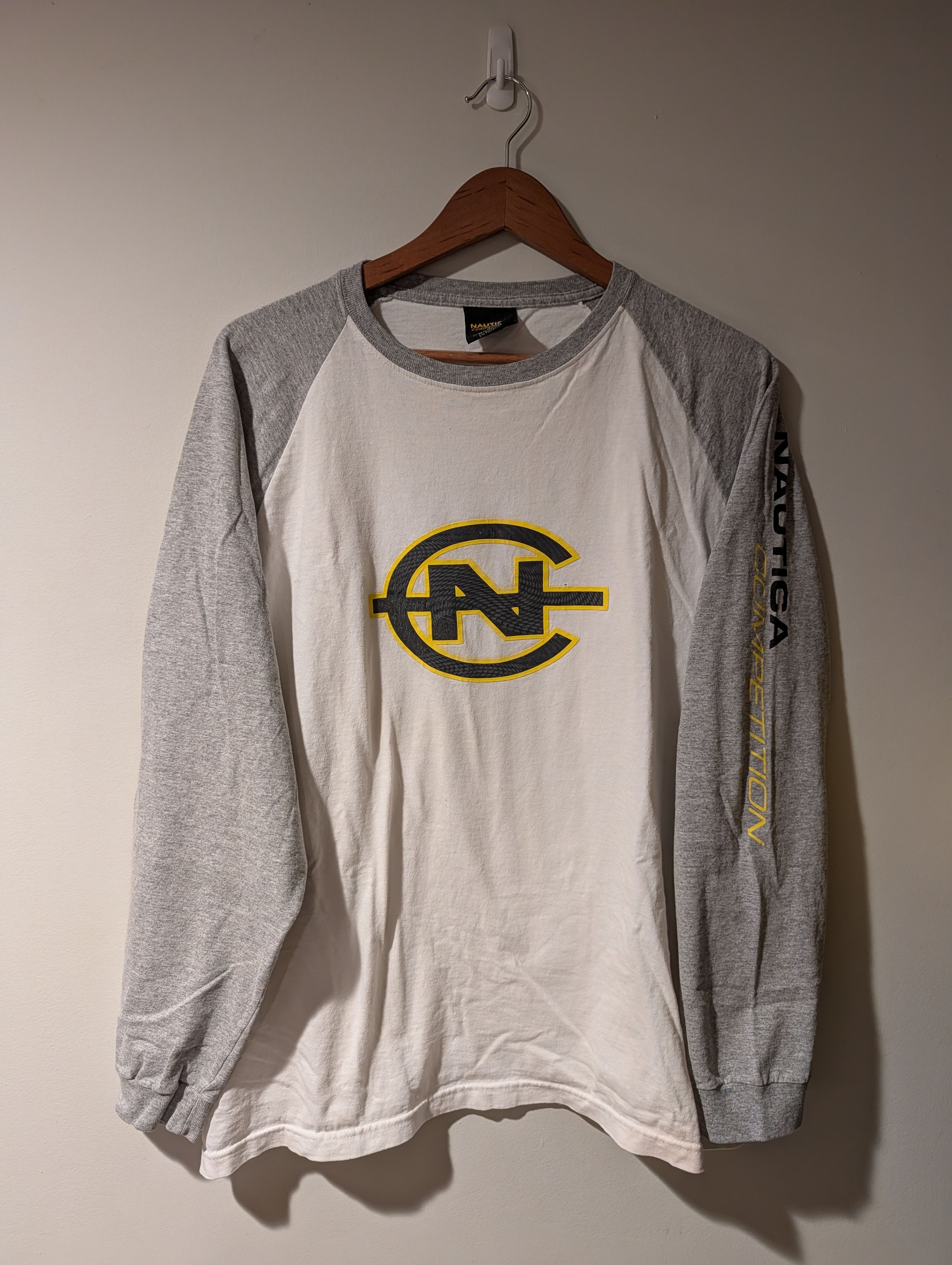 Nautica Vintage Nautica Competition Long Sleeve T-Shirt Big Logo Size US L / EU 52-54 / 3 - 1 Thumbnail