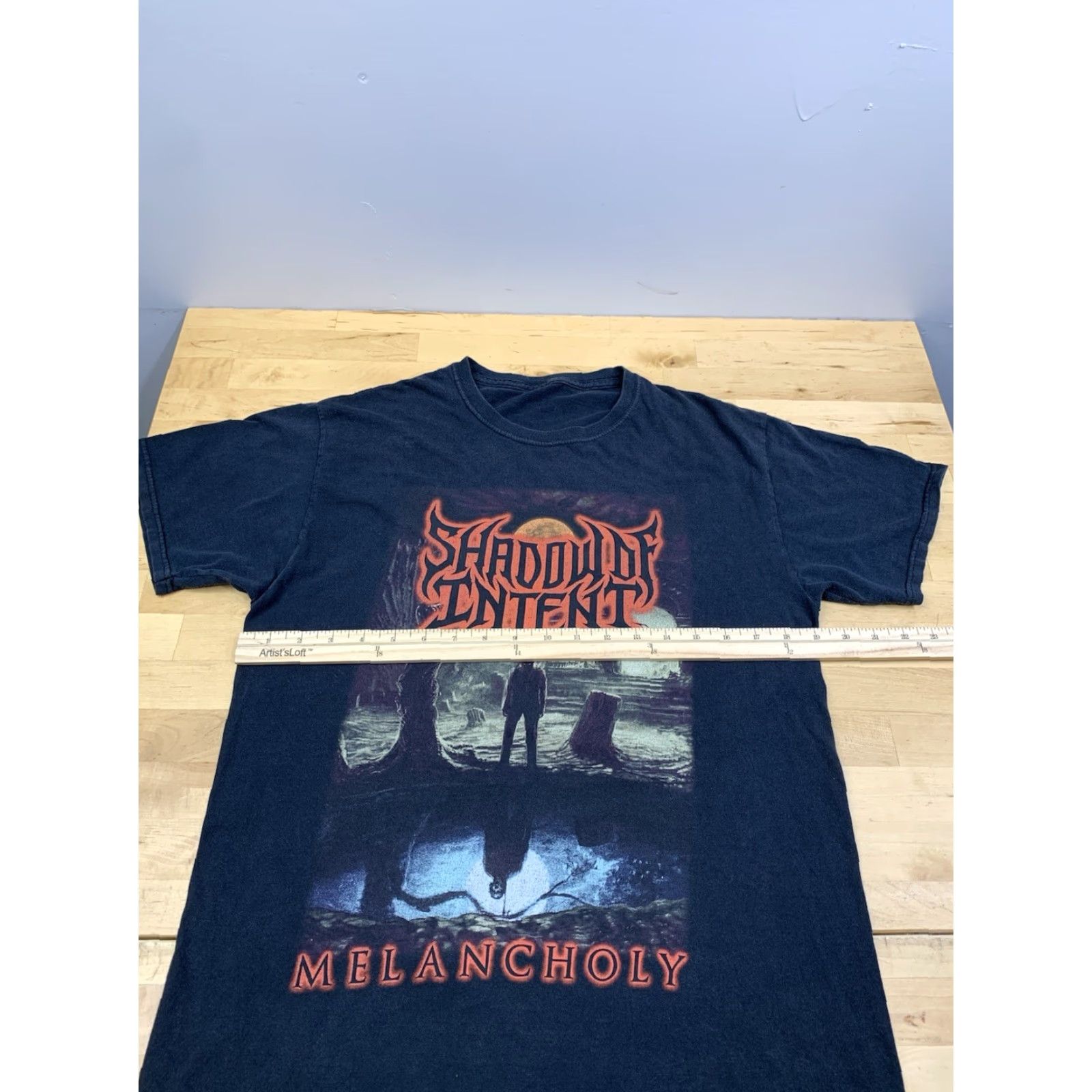 Vintage Shadow of Intent Band Shirt Mens S Black Melancholy World Tour 11647 Size US S / EU 44-46 / 1 - 5 Thumbnail