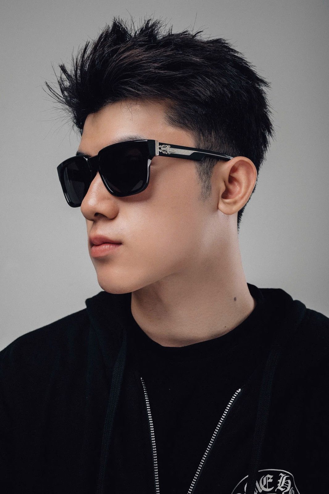 Chrome Hearts CHROME HEARTS BOX OFFICER BLACK SUNGLASSES Size ONE SIZE - 10 Thumbnail