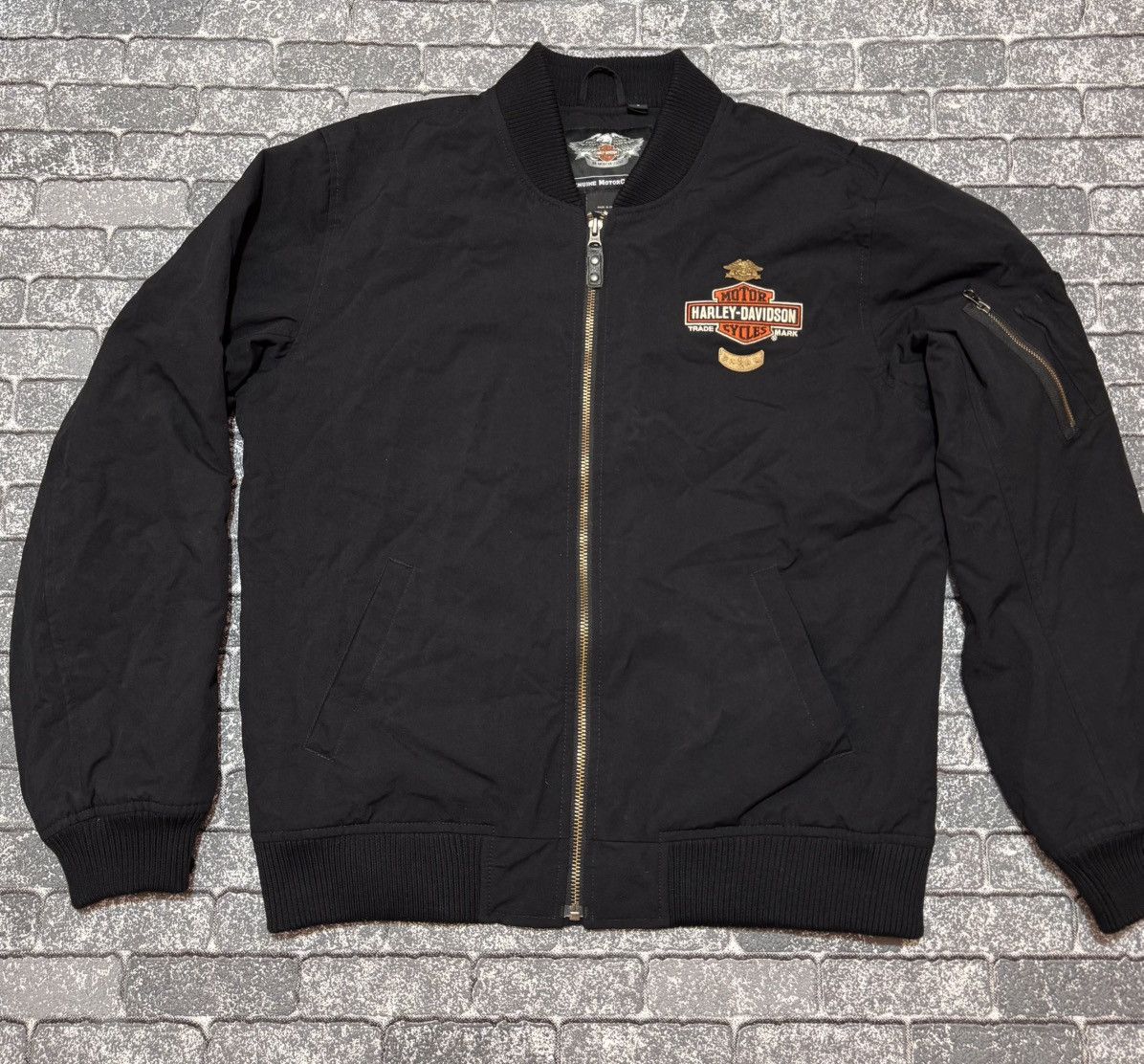 Harley Davidson HOG Harley Davidson Bomber Jacket Hog Signs Size US L / EU 52-54 / 3 - 2 Thumbnail