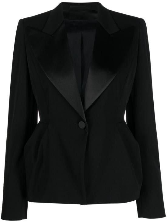 Max Mara MAX MARA Women Jackets 10460437600 PROTEO001 Black Size M / US 6-8 / IT 42-44 - 1 Thumbnail