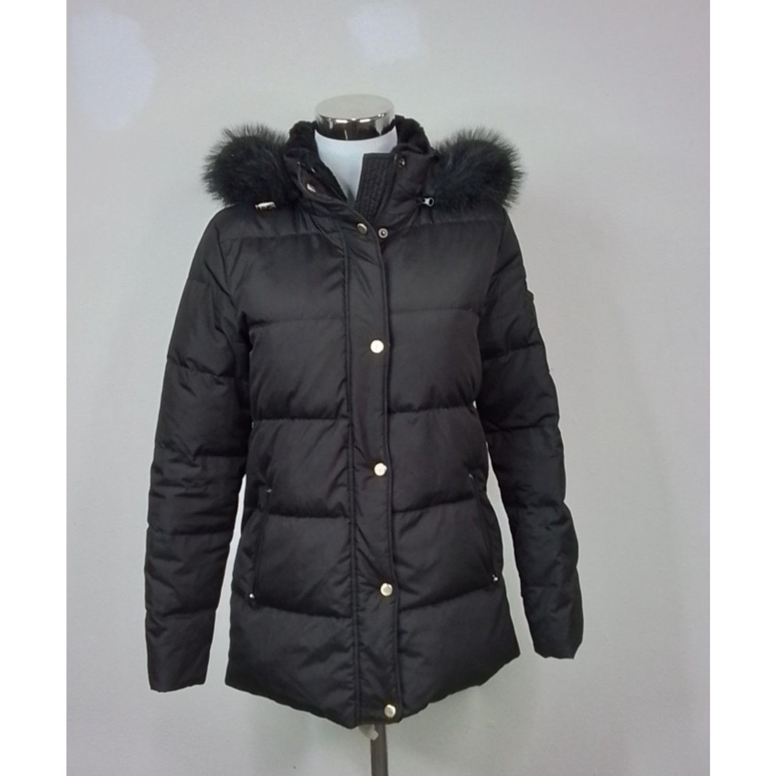 Ralph Lauren Lauren by Ralph Lauren Down Jacket Women's XS Black Faux Fur Size XS / US 0-2 / IT 36-38 - 2 Thumbnail
