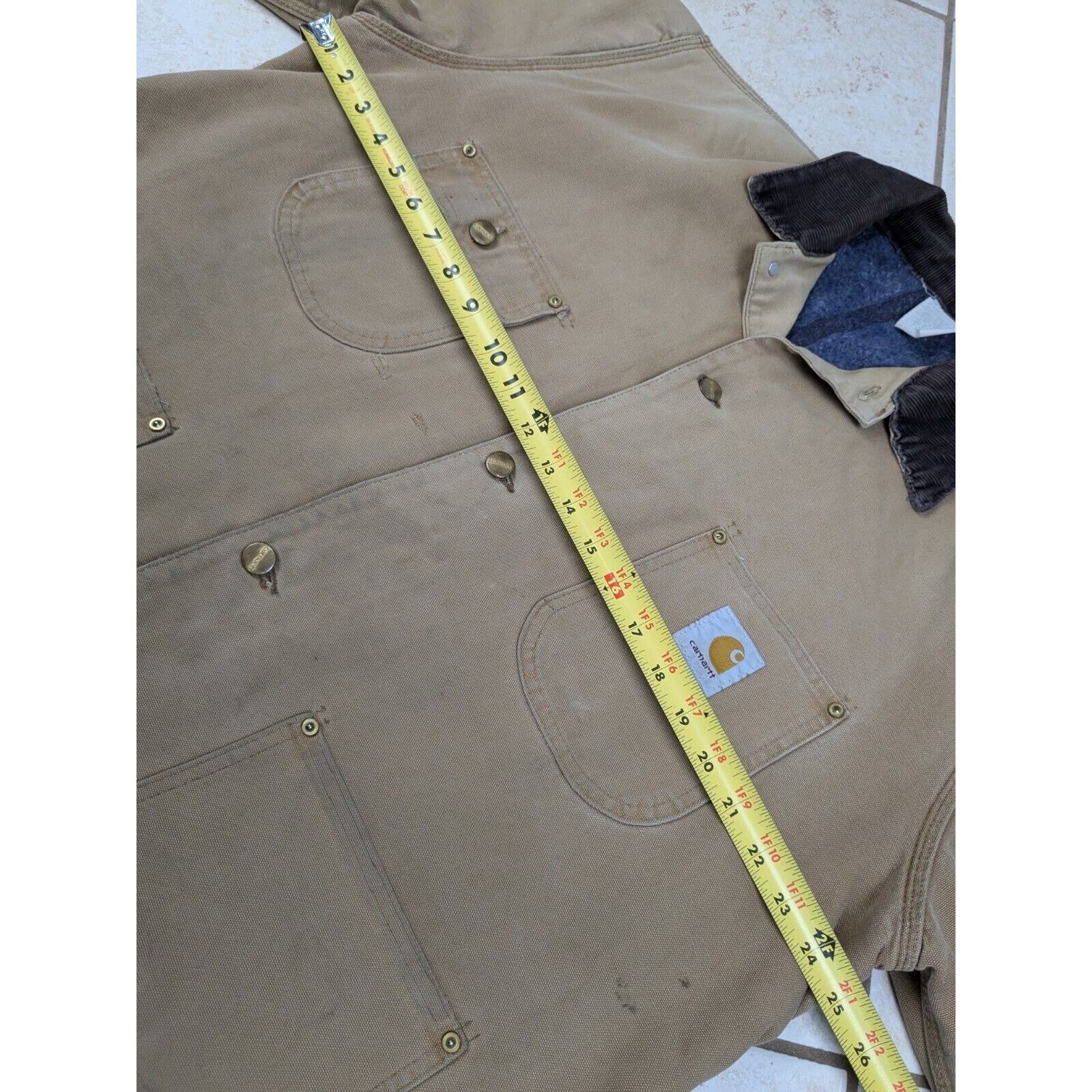 Carhartt Vtg Carhartt Chore Barn Jacket Coat Blanket Lined Canvas Size US XXL / EU 58 / 5 - 14 Thumbnail