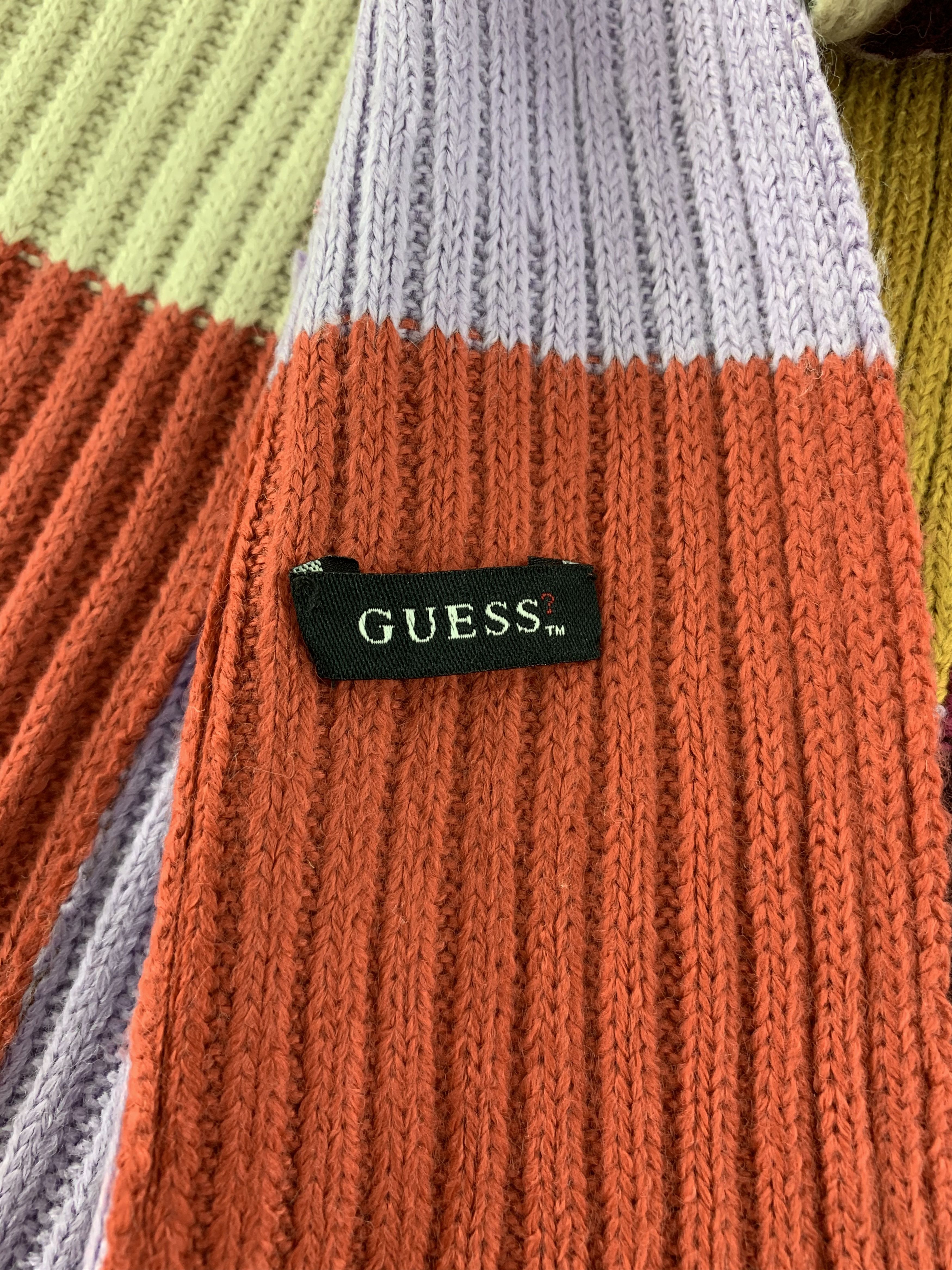 Guess Guess Scarf Wool Muffler Neck Wrap BL5201 Size ONE SIZE - 4 Thumbnail
