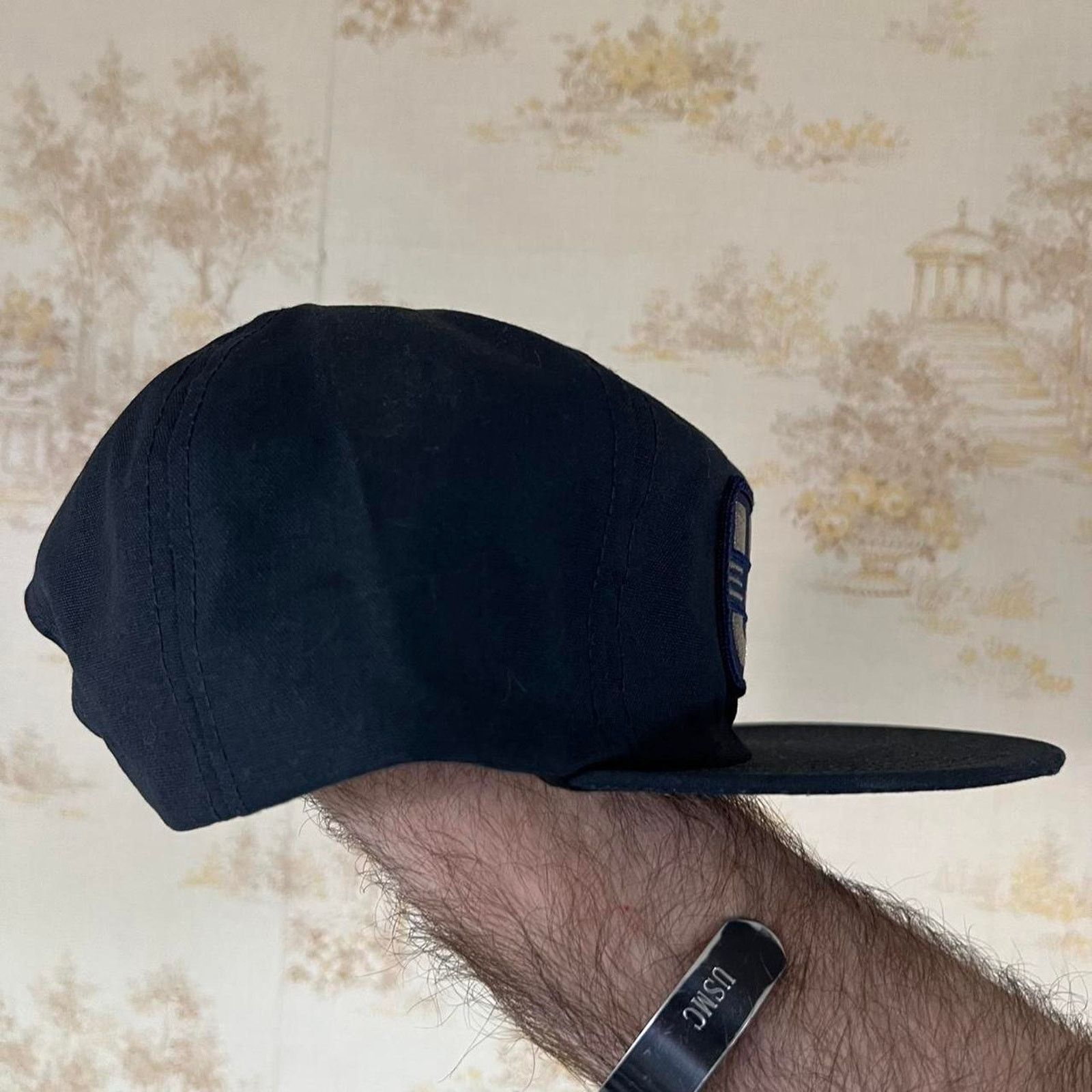 Vintage 80s Air Force Hat | USA Patch Low Crown Snapback | OSFA Size ONE SIZE - 5 Thumbnail