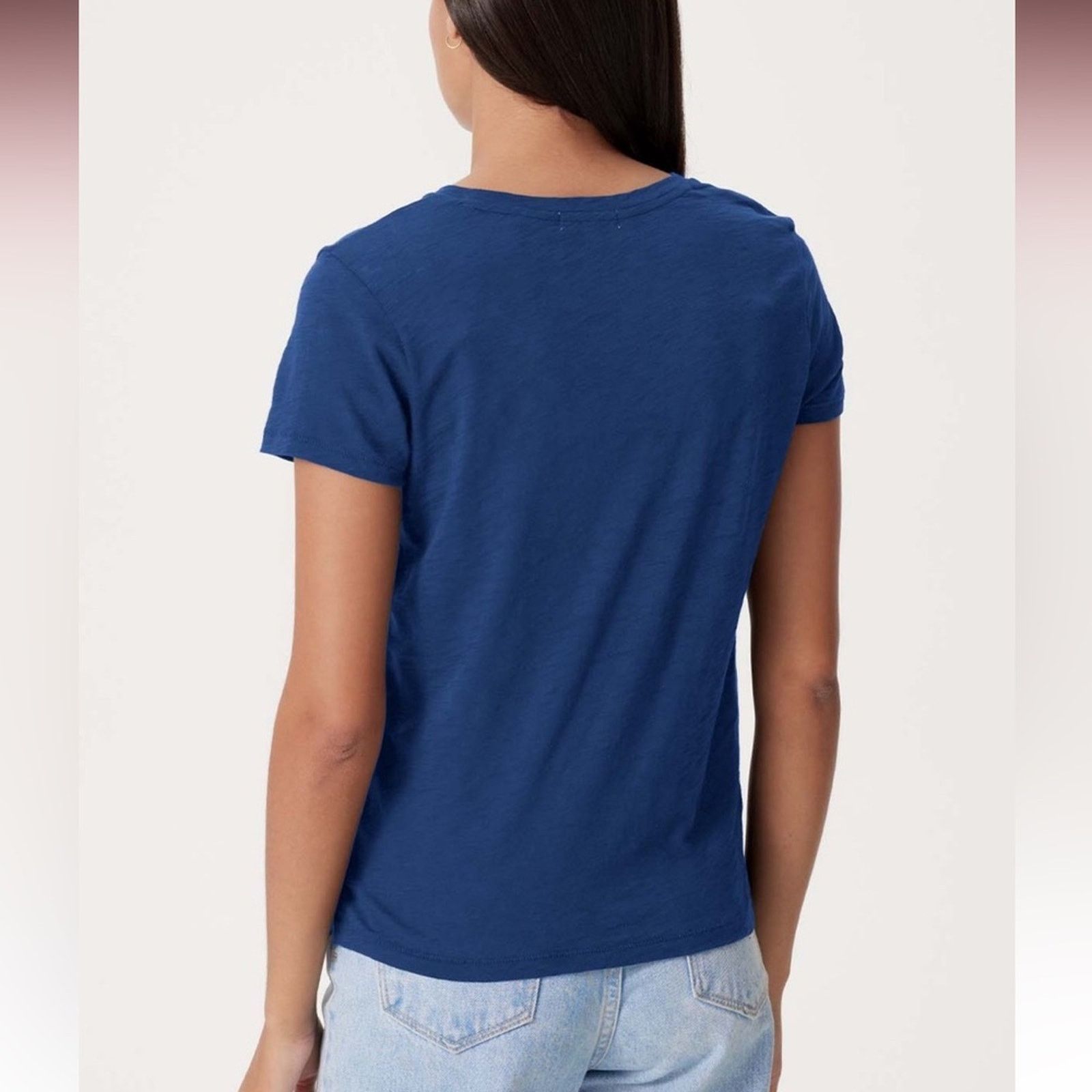 Other NEW Goldie $85 Deep Blue SIGNATURE SLUB BOY TEE Size XS Size XS / US 0-2 / IT 36-38 - 2 Thumbnail