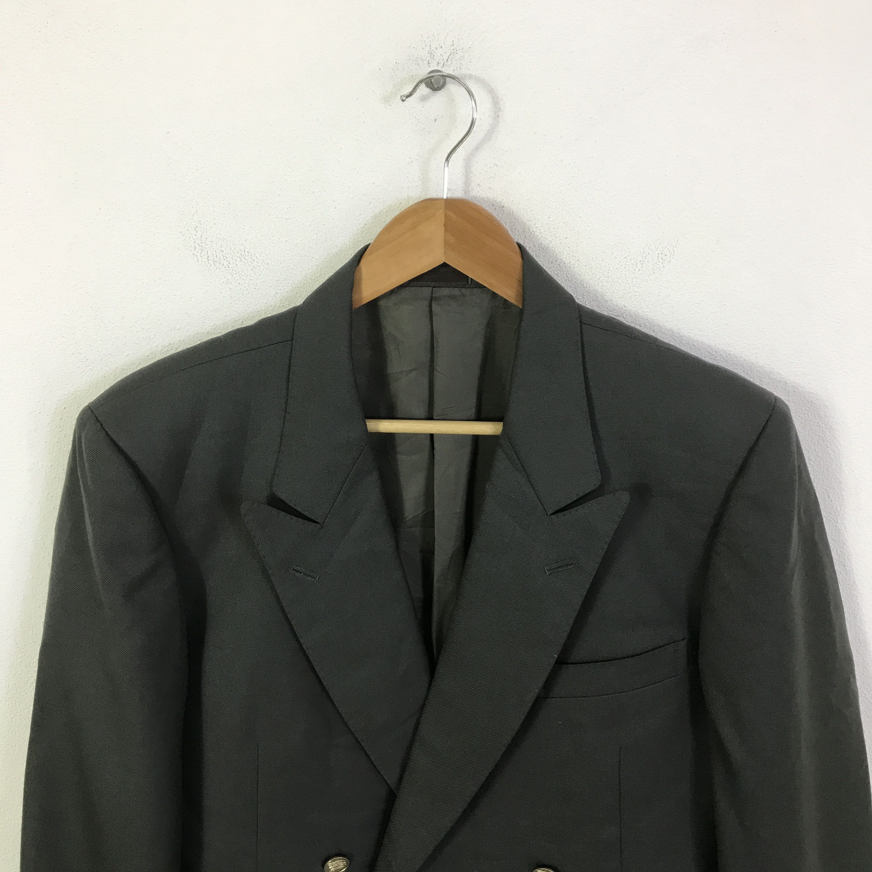 Burberry Burberry Double Breasted Blazer coat Jacket K111B19 Size US M / EU 48-50 / 2 - 2 Thumbnail