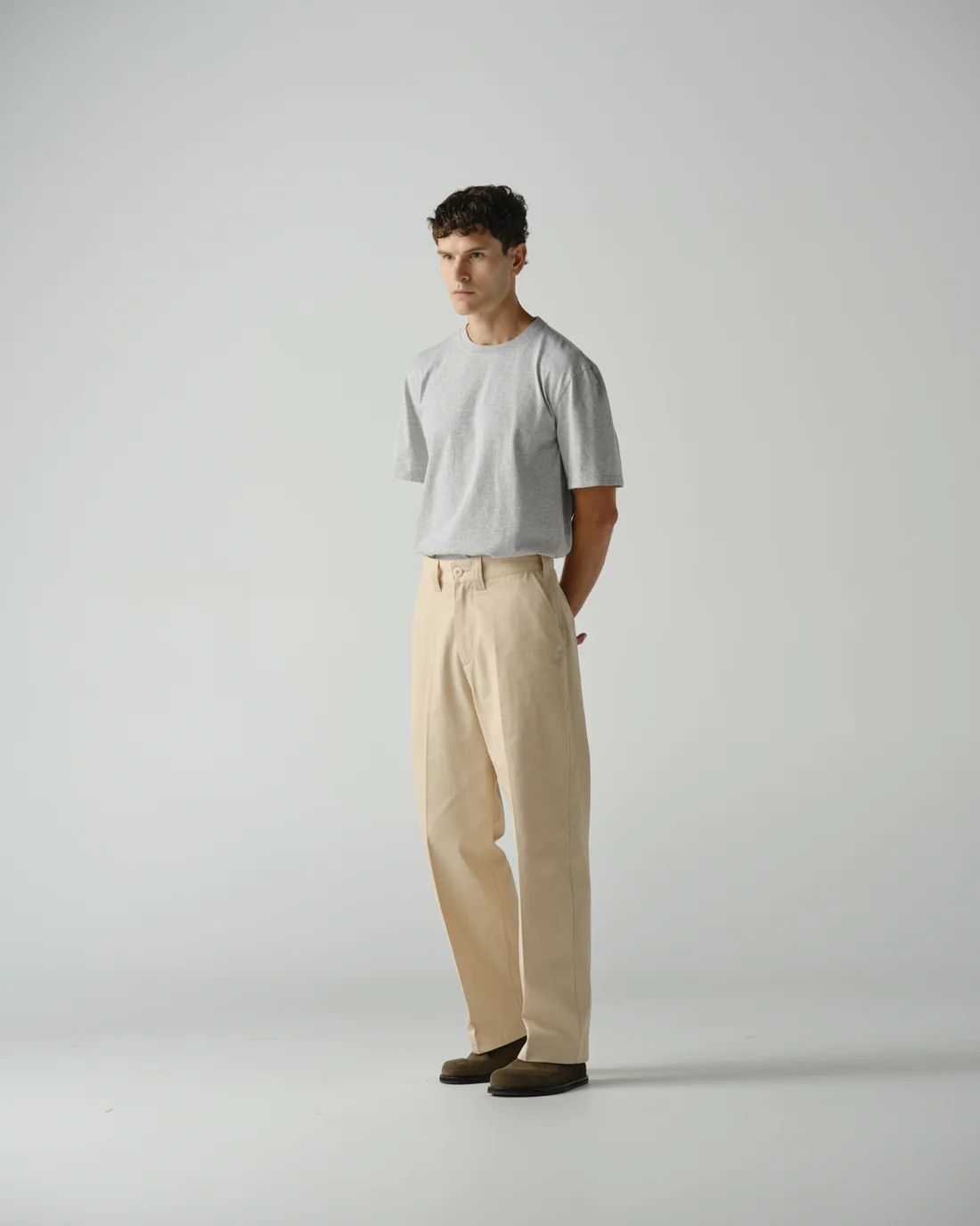 Other 💚 Thom Morison Wide Classic Pant Ecru Small NEW Size US 32 / EU 48 - 15 Thumbnail