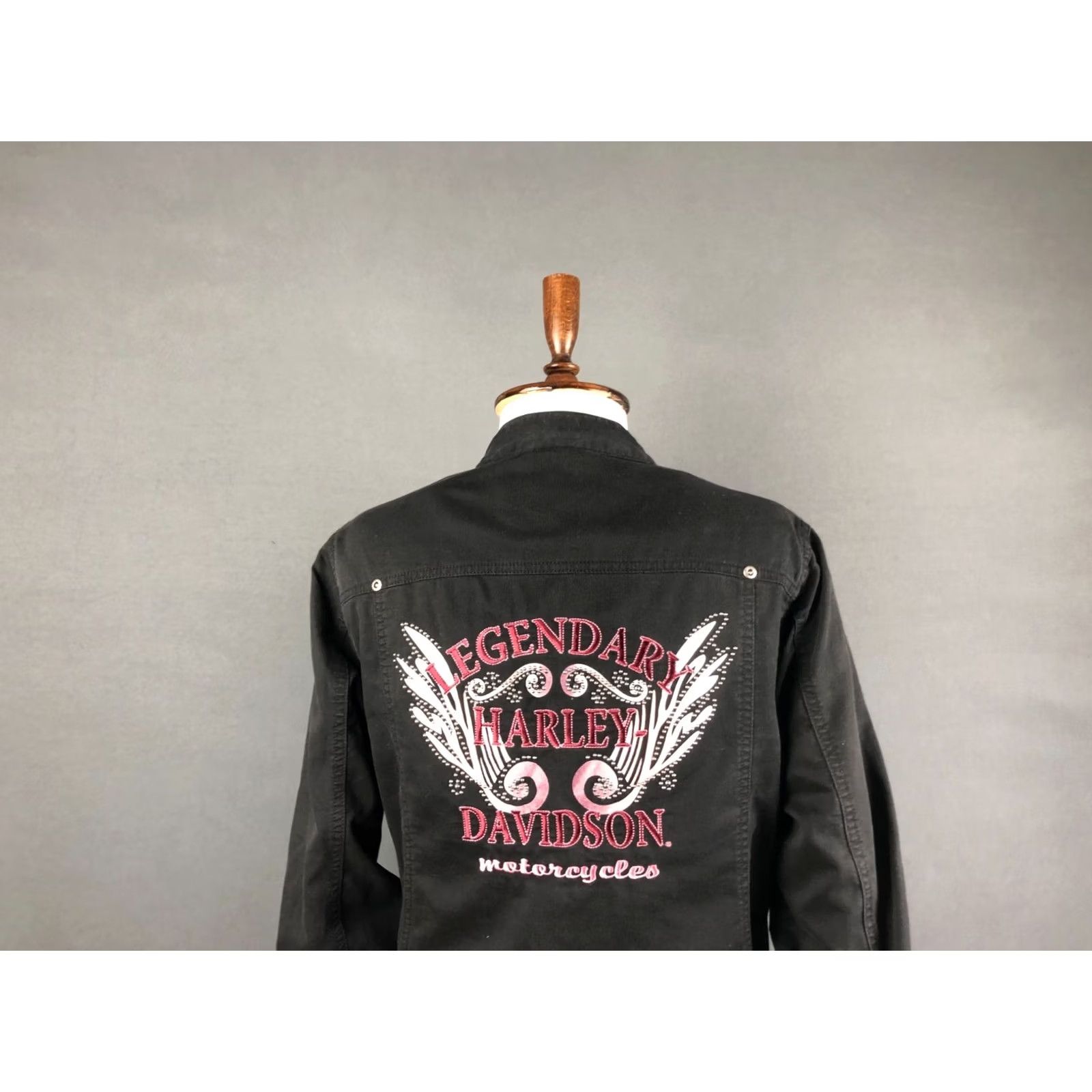 Harley Davidson Harley-Davidson Women's Jacket Full Zip Cotton Black M Size M / US 6-8 / IT 42-44 - 5 Thumbnail