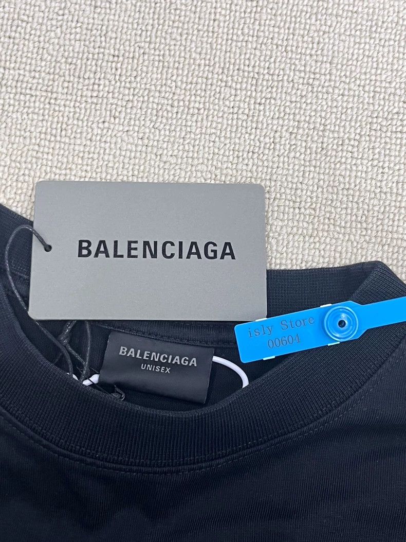 Balenciaga Balenciaga Solid logo print shaded crew neck short sleeve Size US S / EU 44-46 / 1 - 5 Thumbnail