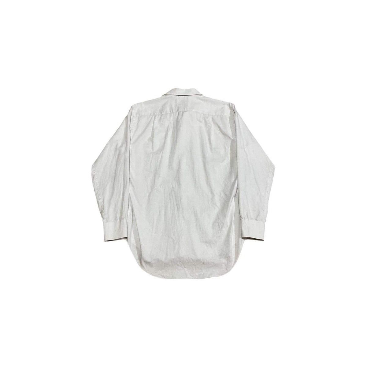 Yohji Yamamoto 🔥Vintage Sacsny YSaccs By Yohji Yamamoto Shirt White Size US XL / EU 56 / 4 - 4 Thumbnail