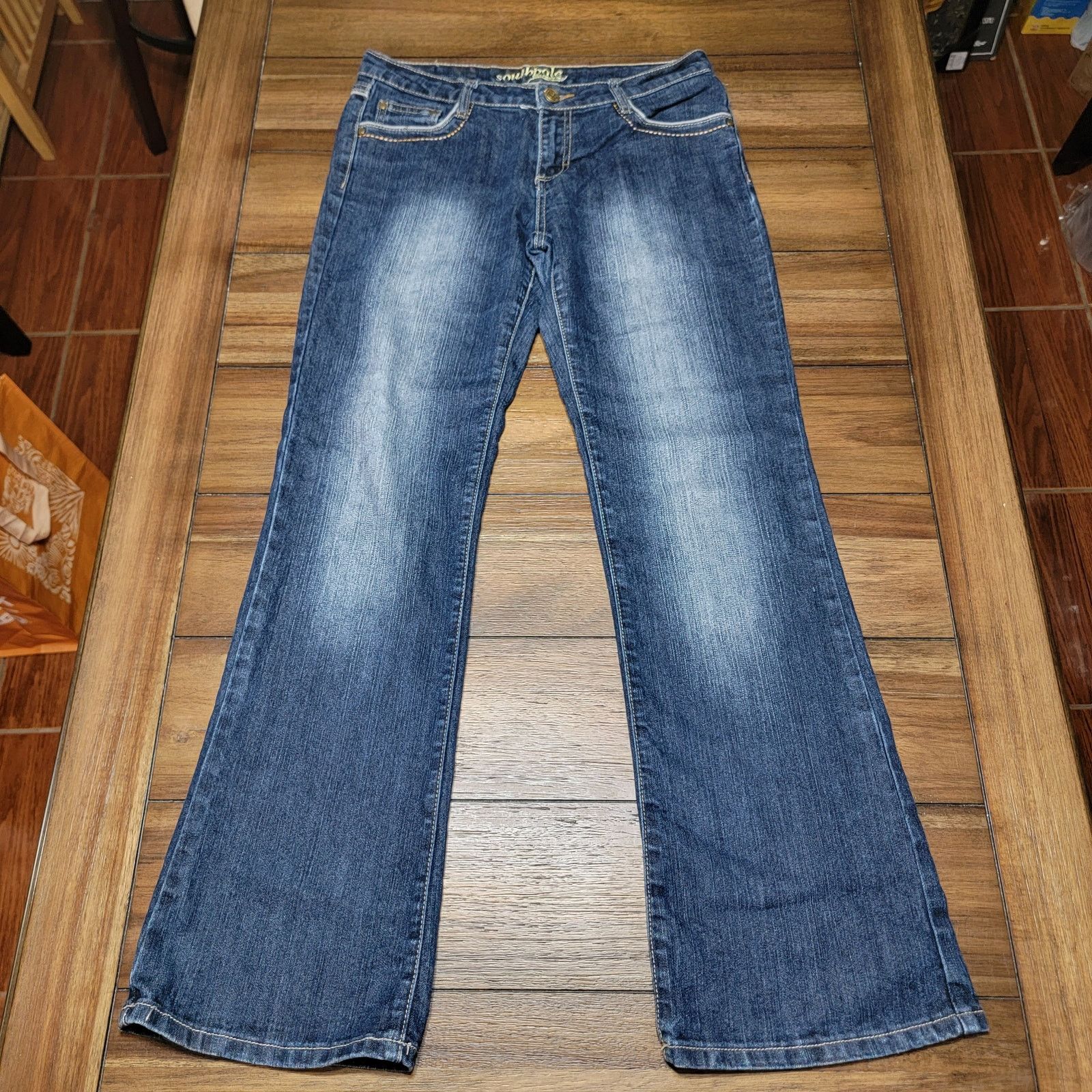 Southpole SouthPole Boot Cut Denim Jeans - Size Junior 9 Size 30" / US 8 / IT 44 - 1 Thumbnail