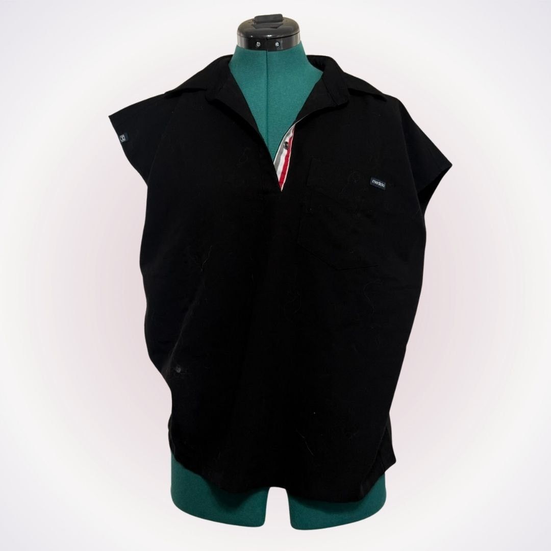 Other Mediclo Black Sustainable Scrub Top | Sz S Size S / US 4 / IT 40 - 1 Thumbnail