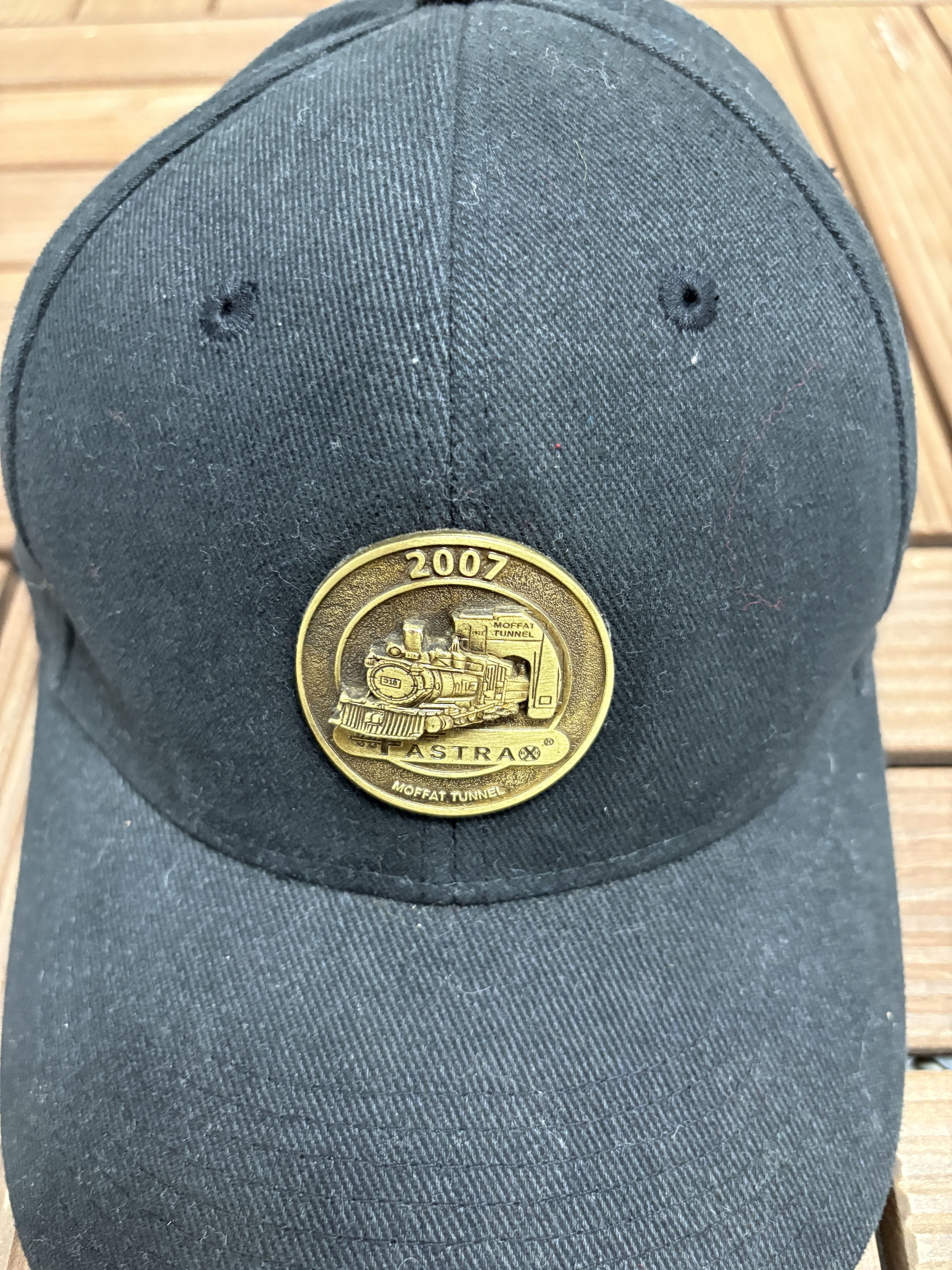Vintage Fastrax Moffat Tunnel Vintage Black Hat Cap Size ONE SIZE - 3 Thumbnail