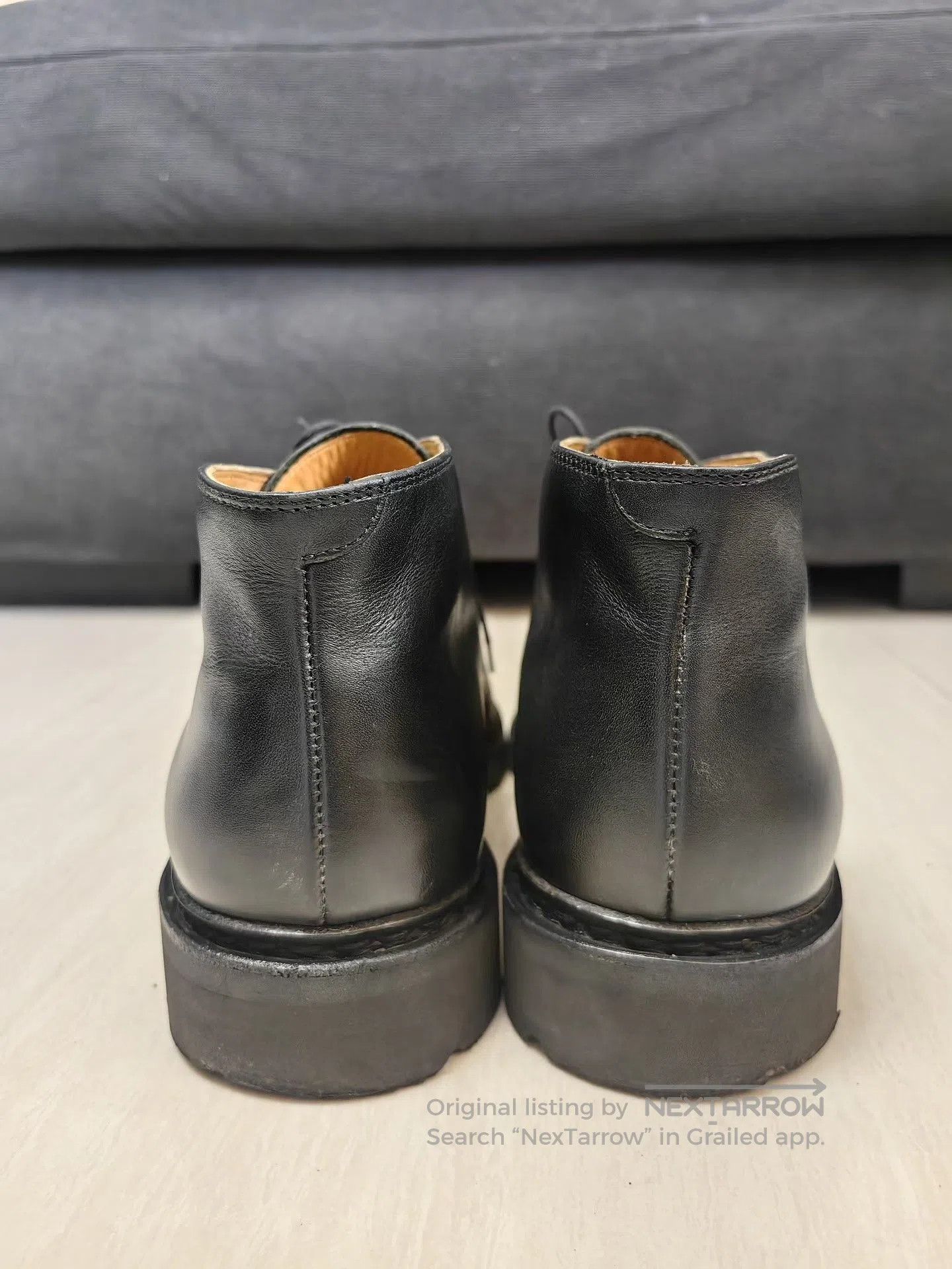 Paraboot Paraboot Lully Black Chukka Leather Boots. Size US 11 / EU 44 - 6 Thumbnail