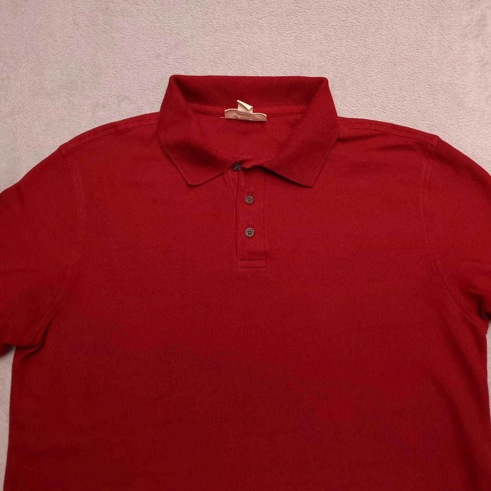 Dockers VINTAGE Dockers Shirt Mens M Red 100% Organic Cotton Short Sleeve Casual Polo Button-Up VTG Size US M / EU 48-50 / 2 - 2 Thumbnail