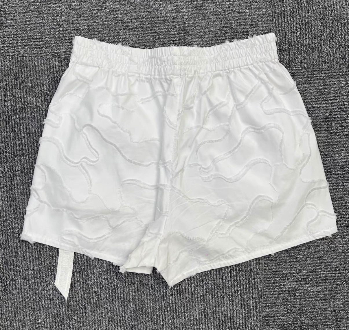 Dior Dior White Distressed Fringe Shorts K12 Size 24" / US 00 / IT 34 - 2 Thumbnail