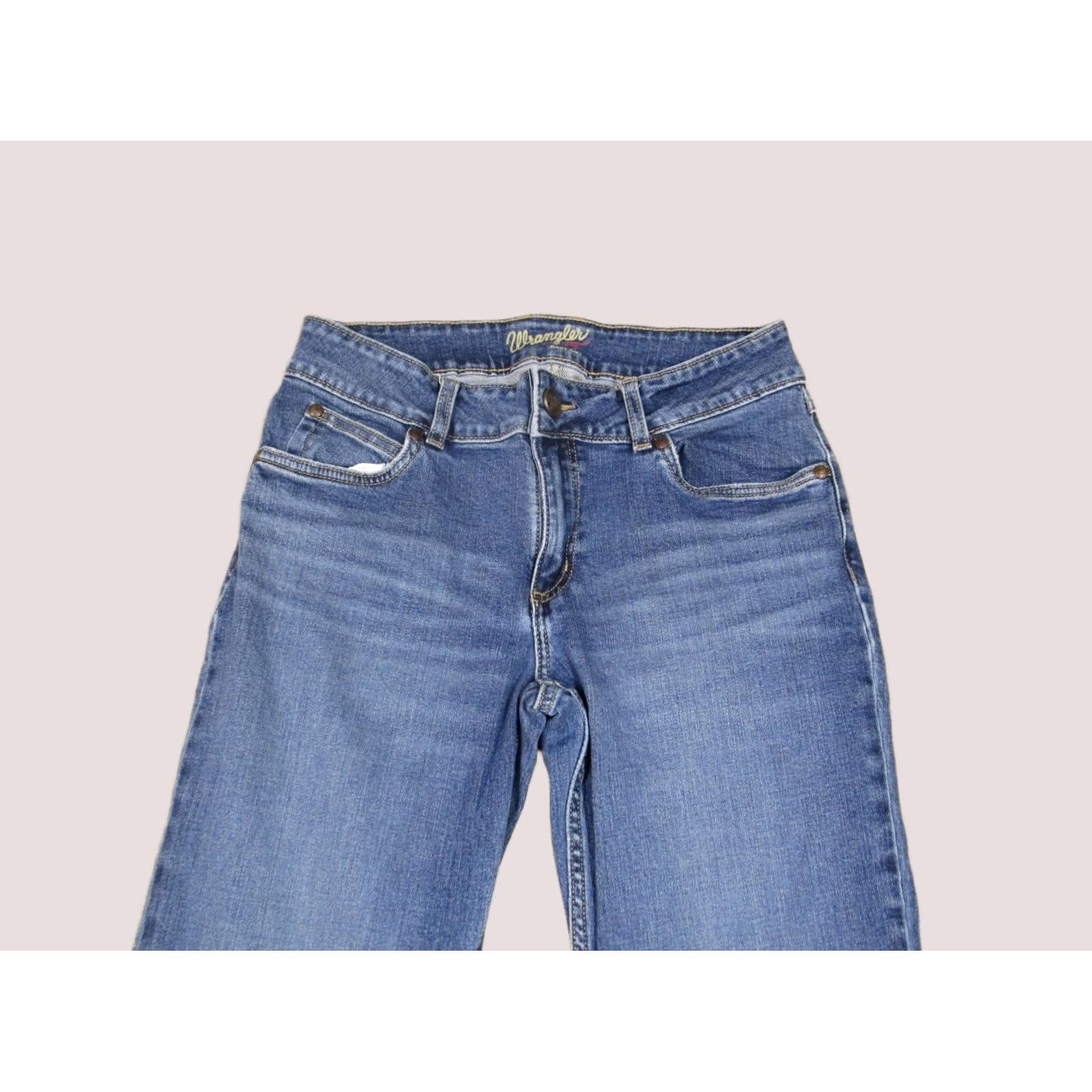 Wrangler Wrangler Jeans Women blue Mid Rise Bootcut Denim 5-Pocket 32in Inseam Regular Fit Cowboy Style Jeans Women Size 28" / US 6 / IT 42 - 1 Thumbnail