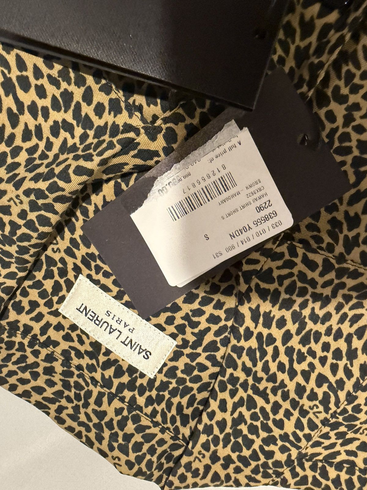 Saint Laurent Paris Saint Laurent men leopard print shirt. S. $890 Size US S / EU 44-46 / 1 - 3 Thumbnail