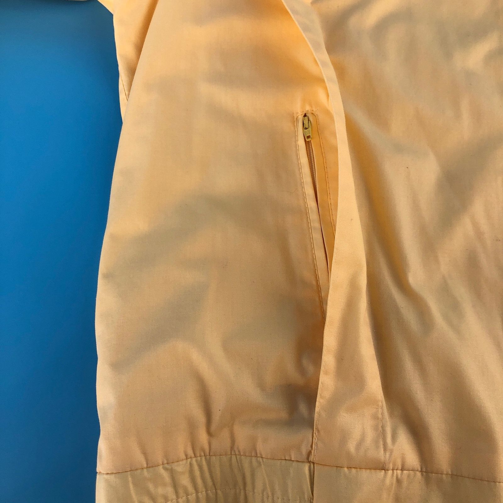Members Only × Vintage 80s Members Only pale yellow jacket 1980s vintage Size XL / US 12-14 / IT 48-50 - 5 Thumbnail
