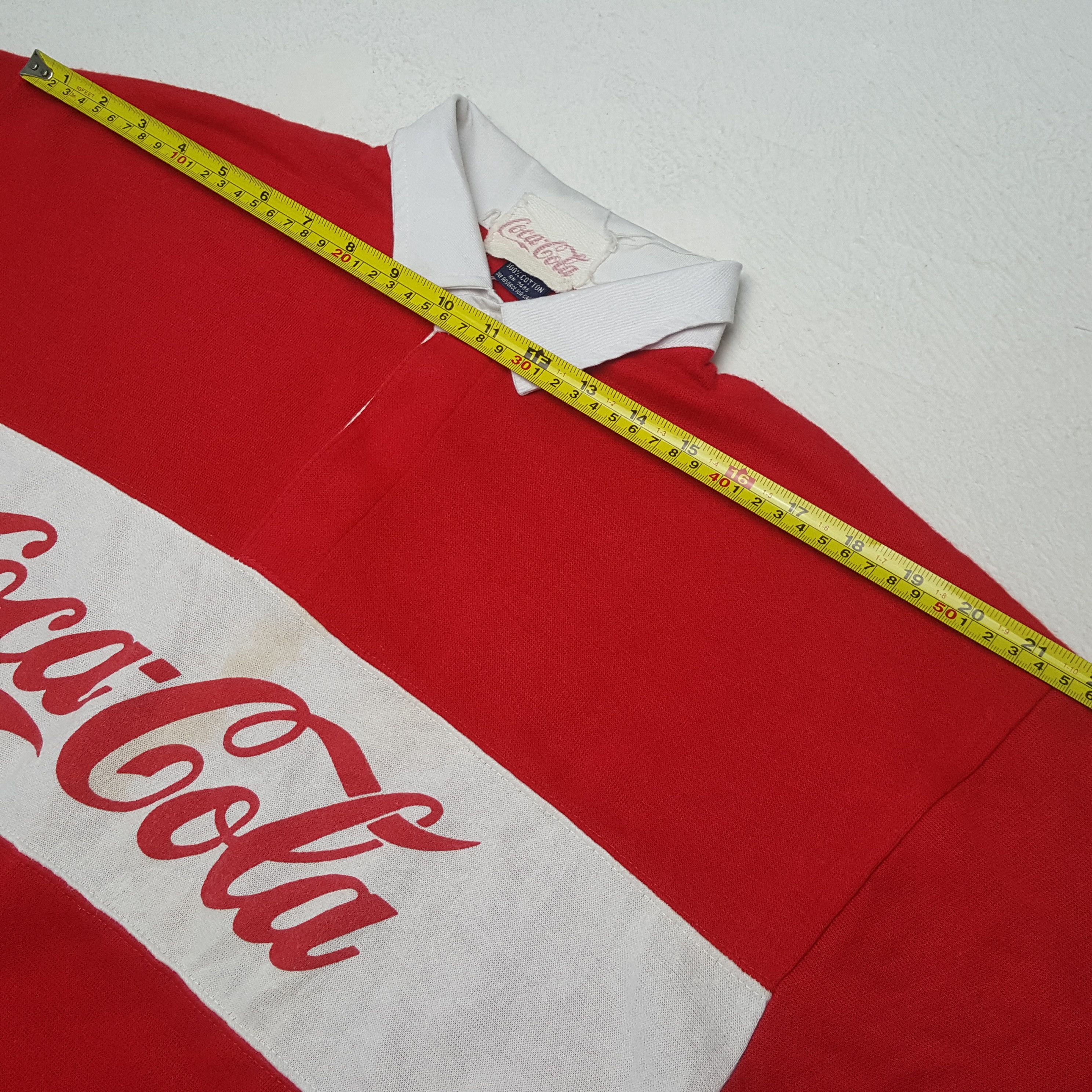 Coca Cola Coca-Cola Spellout Design Polos C294N53 Size US L / EU 52-54 / 3 - 4 Thumbnail